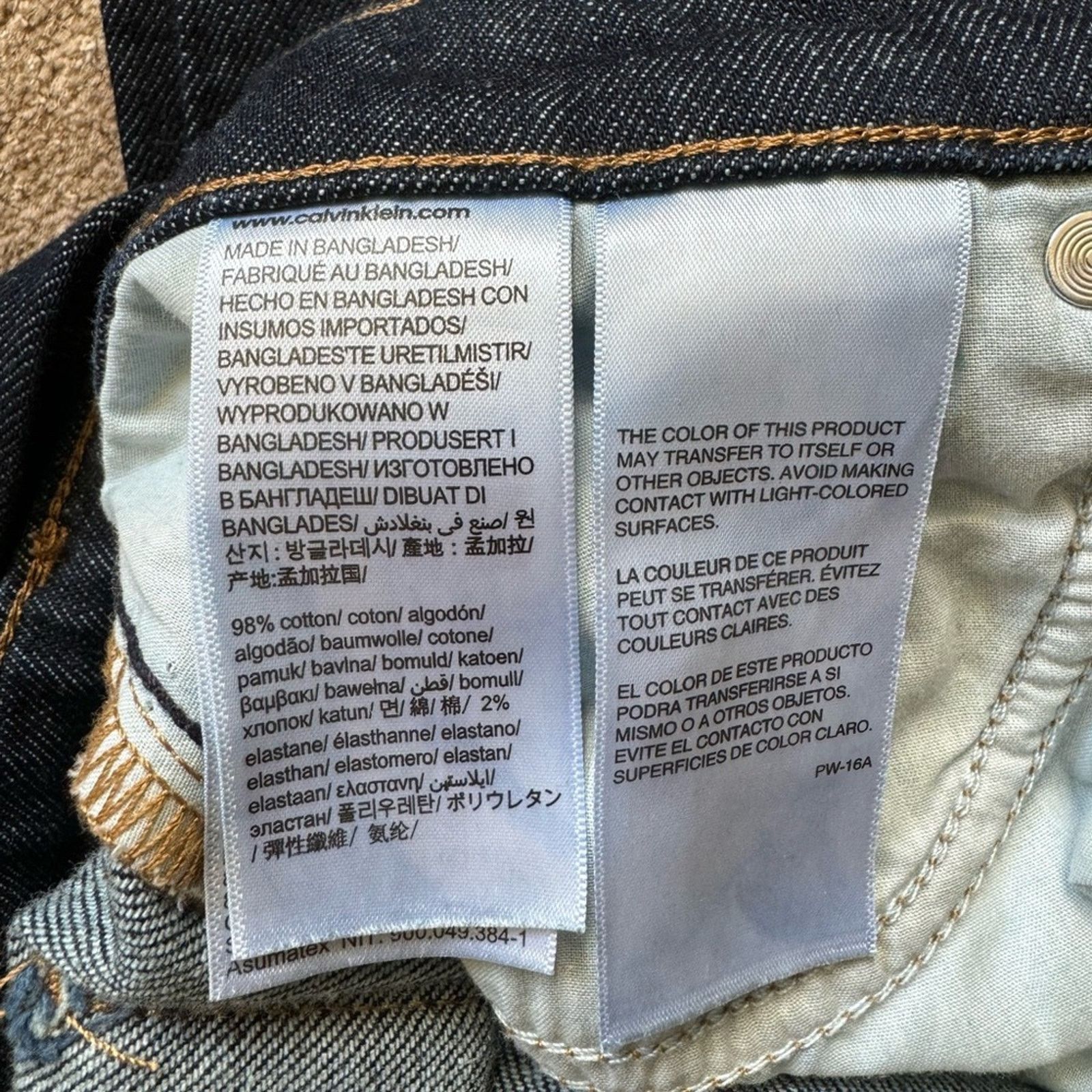 Calvin Klein Calvin Klein Slim-Fit Stretch Denim Jeans - Size 30x32 Size US 30 / EU 46 - 9 Thumbnail