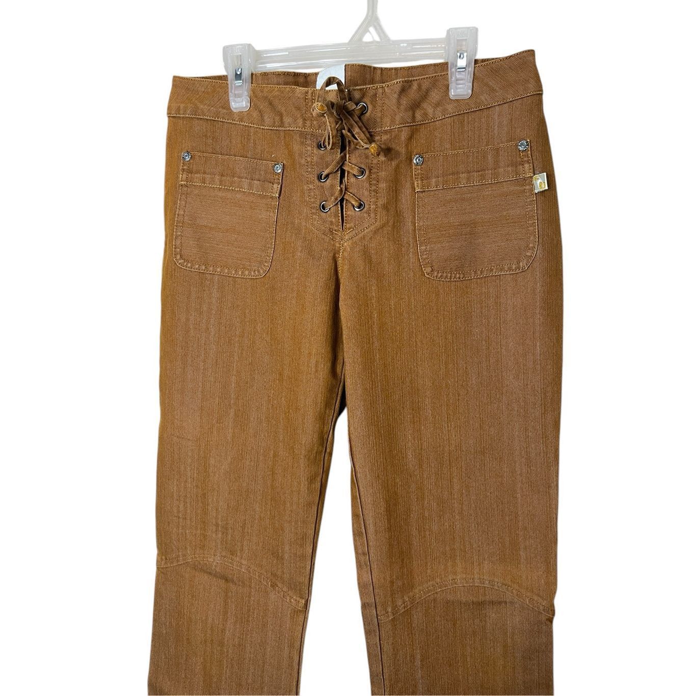 O'Neill Vintage O’Neill Y2K Brown Lace Up Pants Size 5 Size 30" / US 8 / IT 44 - 2 Thumbnail