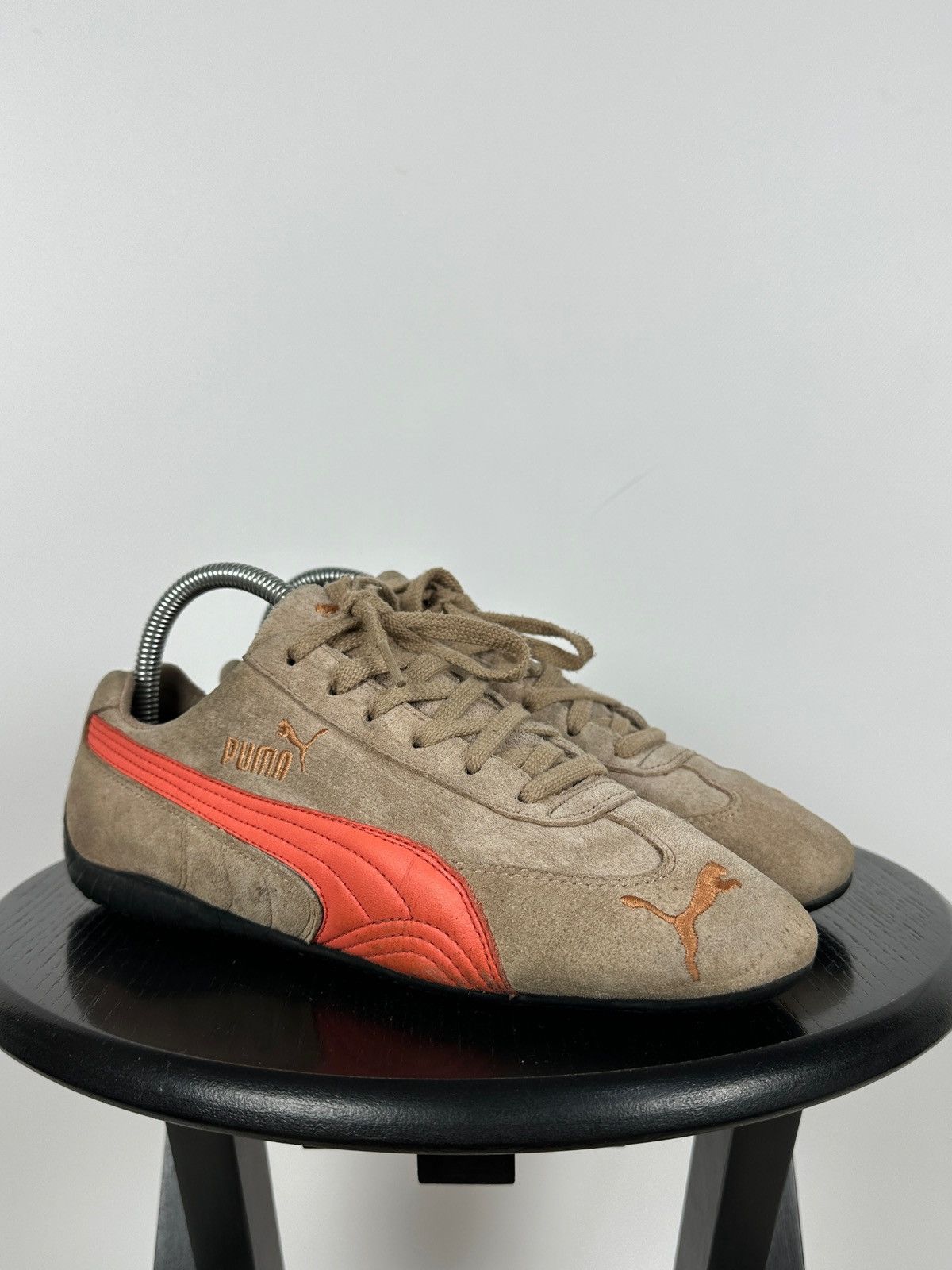 Puma Vintage Puma Speedcat Sand Suede/Leather Y2K Sneakers Size US 9 / IT 39 - 11 Thumbnail