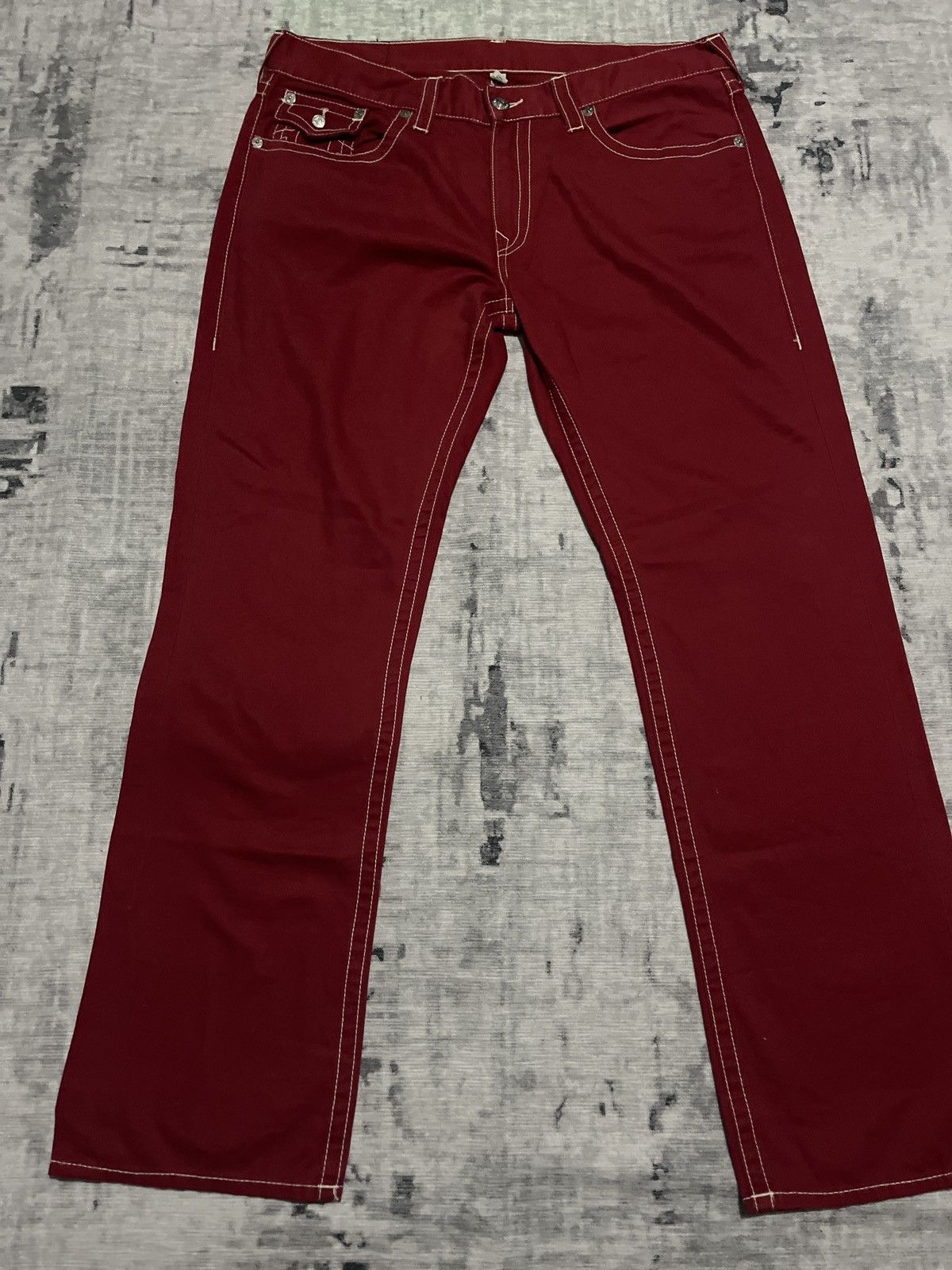 image of Rb3 True Religion Red Jeans, Men's (Size 38)