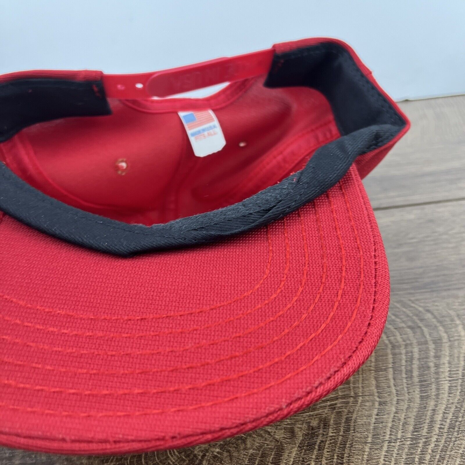 Other Red Trucker Baseball Hat Red Hat Adjustable Adult Size Hat R Size ONE SIZE - 12 Thumbnail