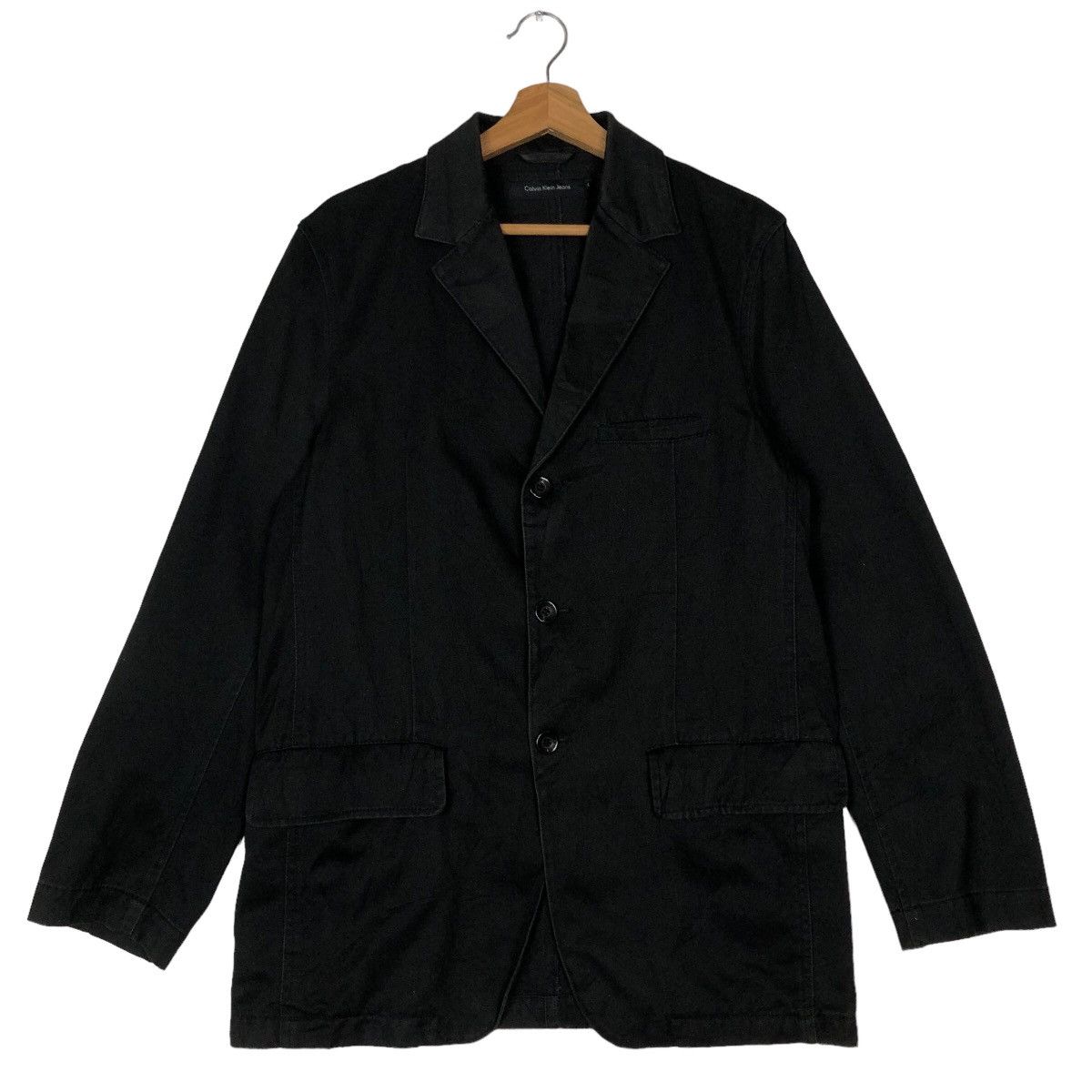 Japanese Brand 🔥90’s Hickory Chore Jacket Work Calvin Klein Issey Miyake Size US L / EU 52-54 / 3 - 1 Thumbnail