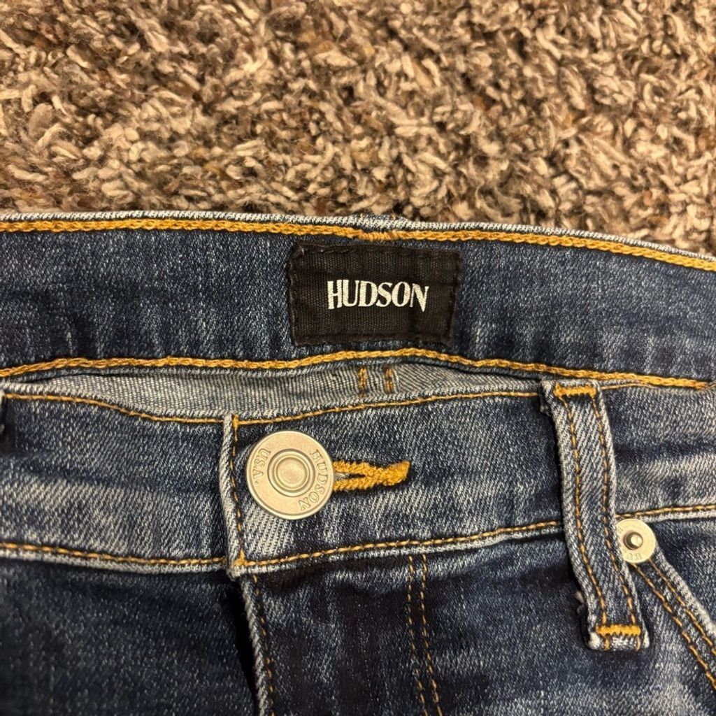Hudson Hudson Jeans Women's Faded Blue Skinny Jeans Size 27" / US 4 / IT 40 - 6 Thumbnail