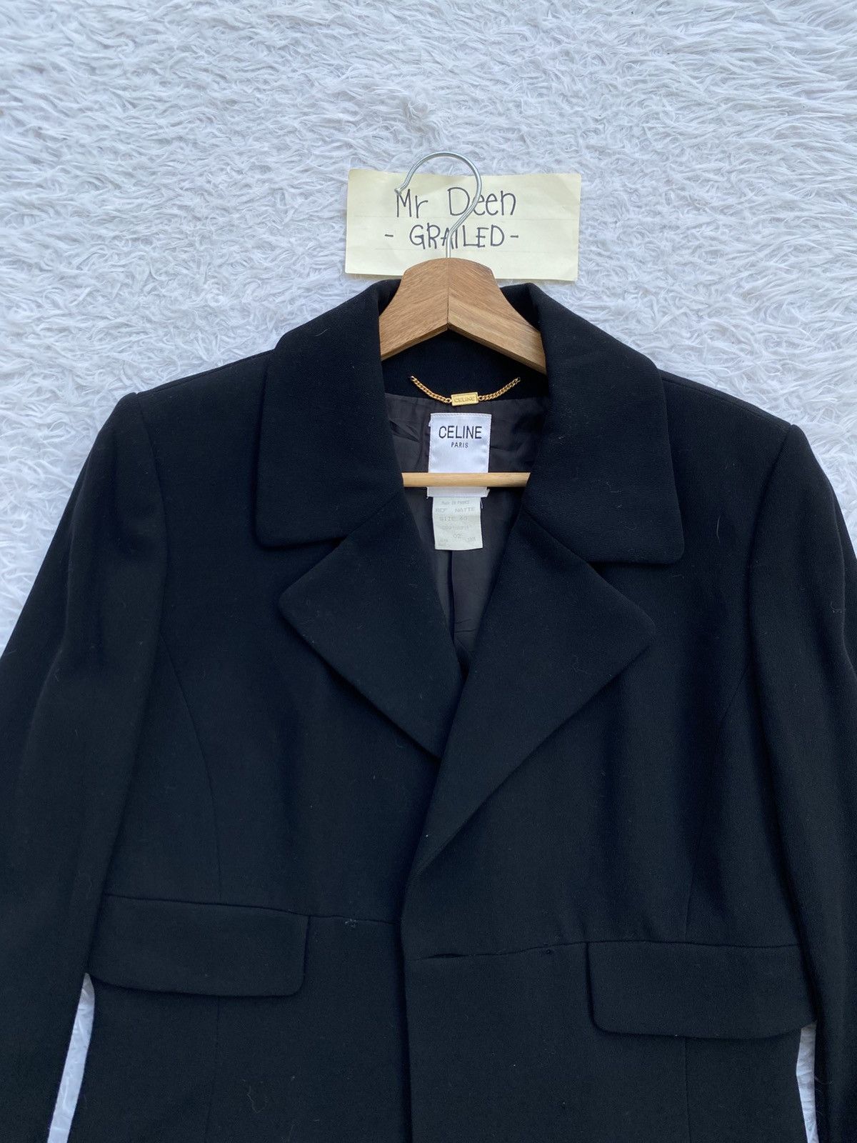 Celine Rare Vintage CELINE Blazer / Women Coat Size M / US 6-8 / IT 42-44 - 2 Thumbnail