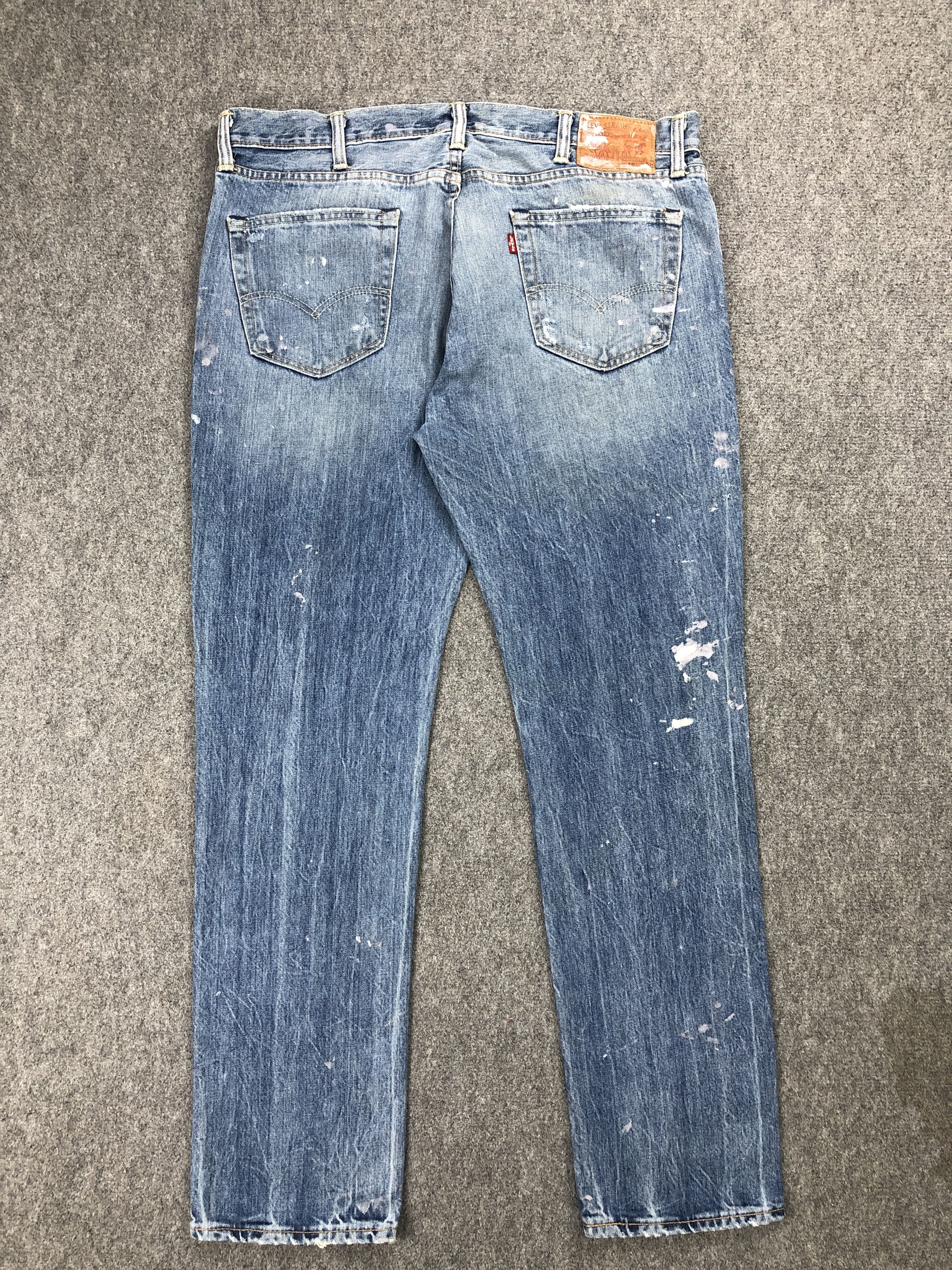 Levi's Distressed Paint Splash Vintage Levis 511 Jeans DP2252 Size US 39 - 3 Thumbnail
