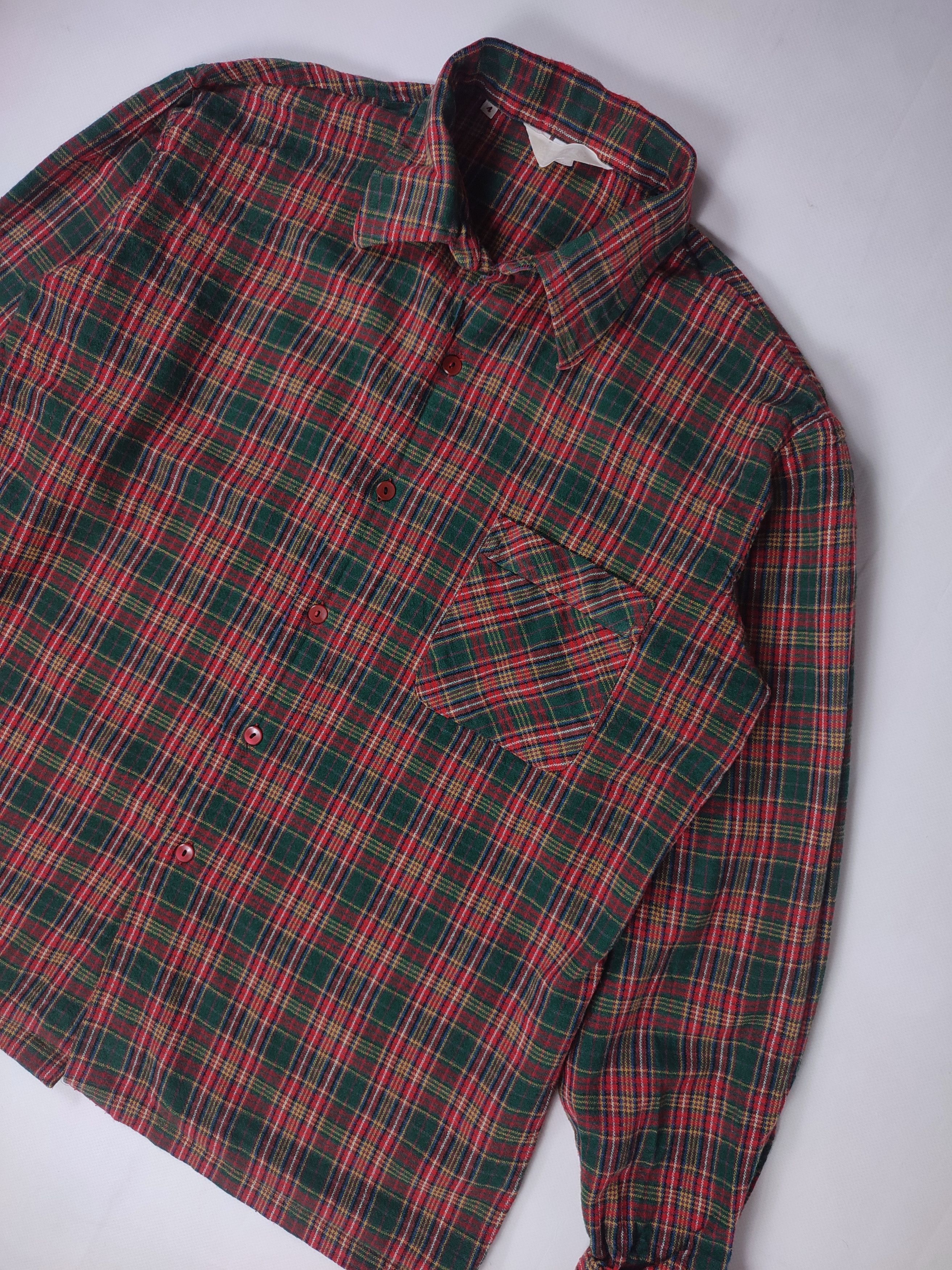 Flannel Vintage Wool 70's flannel shirt Size US S / EU 44-46 / 1 - 8 Thumbnail