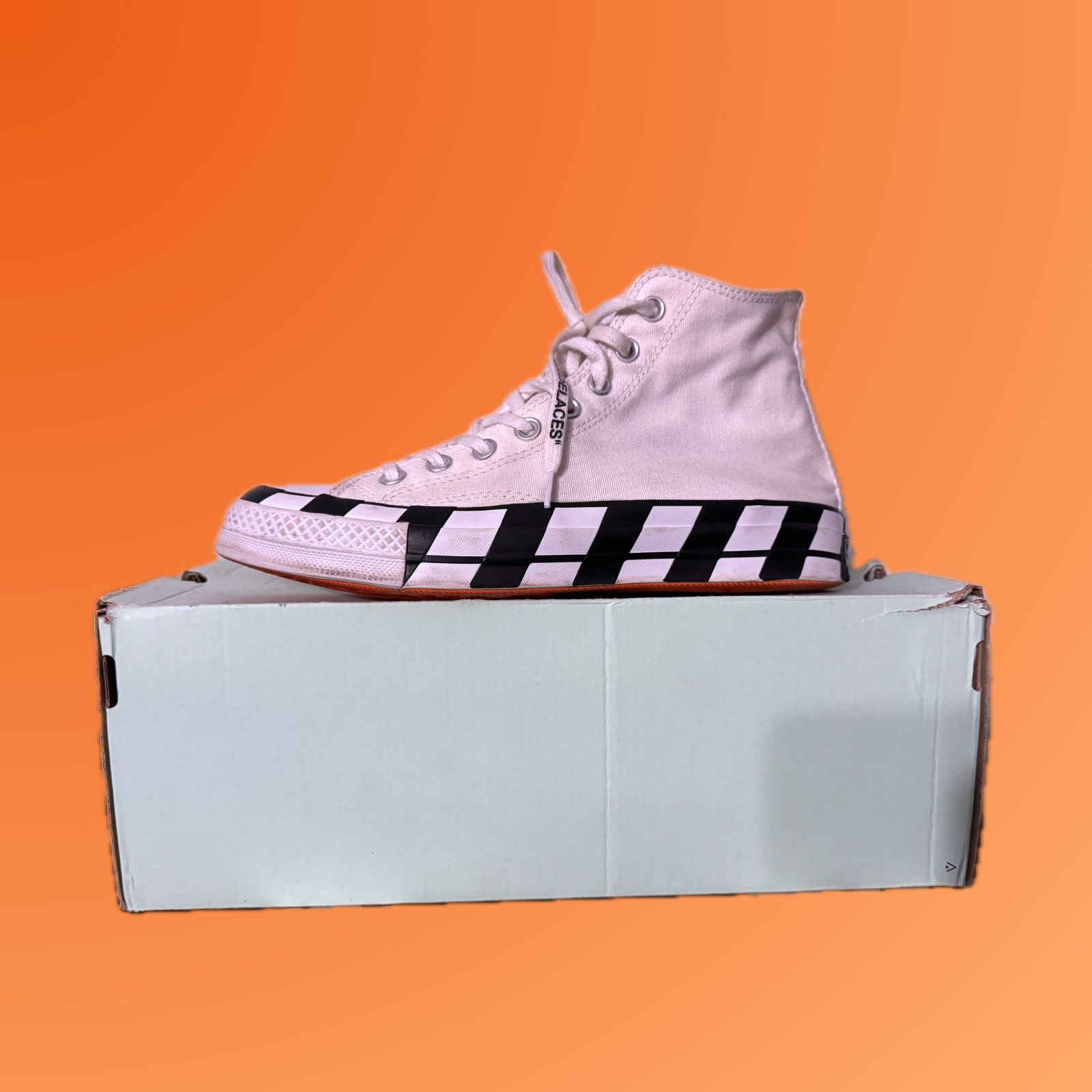 Converse × Off-White US 8 Off-White Converse Chuck Taylor All-Star '70 High White Size US 8 / EU 41 - 4 Thumbnail