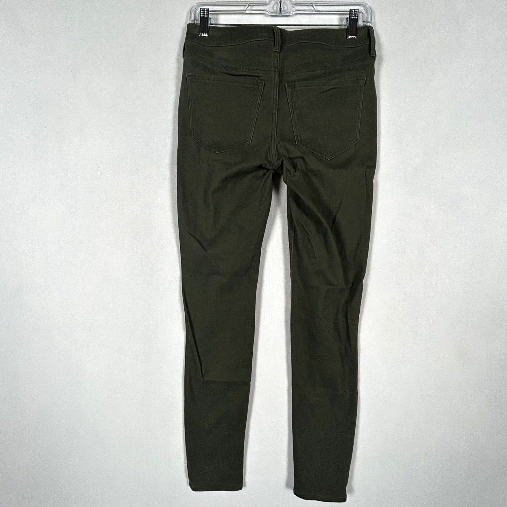 Old Navy Old Navy Jeans Women's Size 2 Regular Green Skinny Mid Rise Zip Button Pants Size 26" / US 2 / IT 38 - 7 Thumbnail
