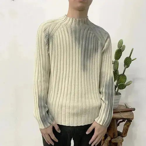 Aran Isles Knitwear Slim Fit Knitted Pullover With Graffiti Size US M / EU 48-50 / 2 - 1 Thumbnail