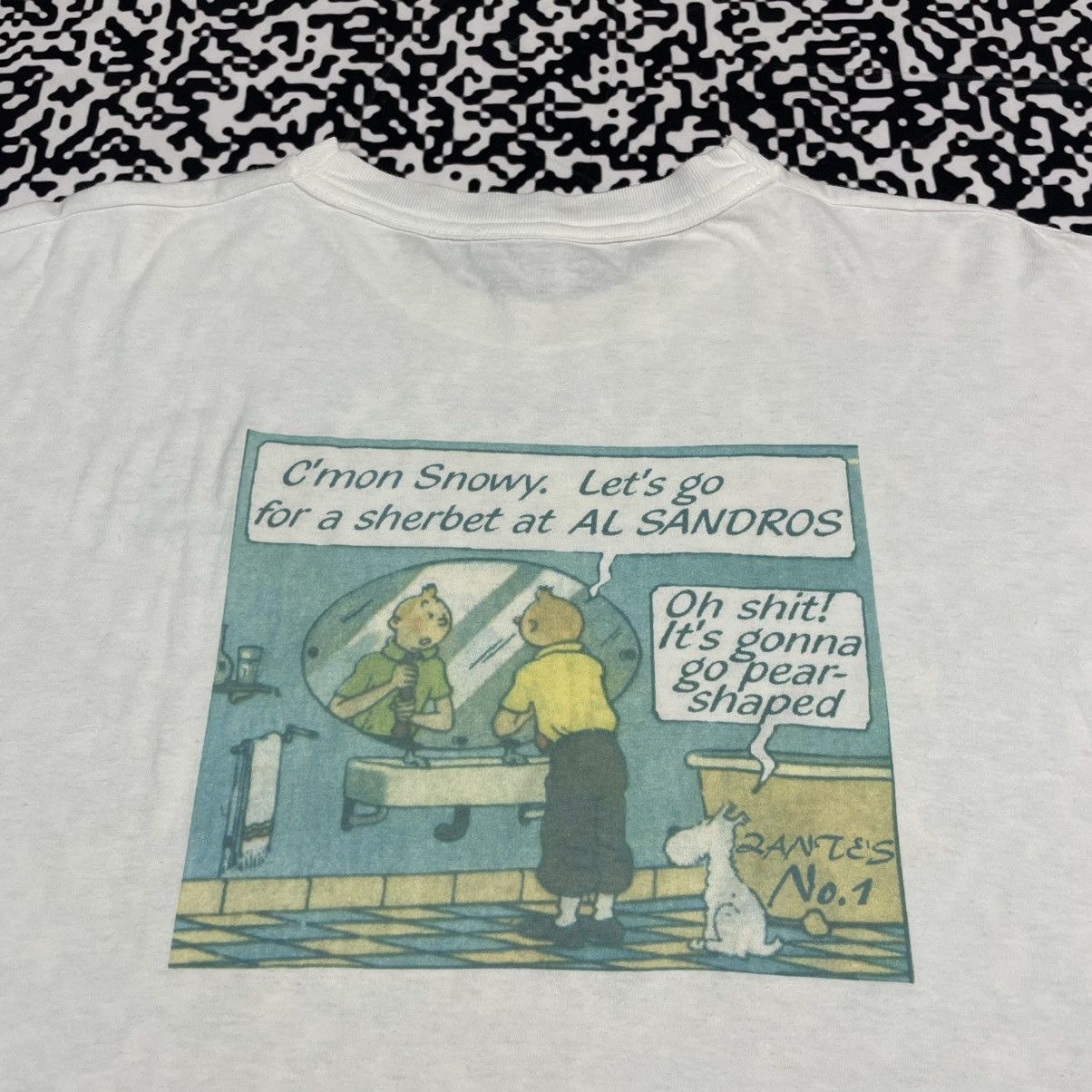 Cartoon Network Vintage 90s TIN TIN Cartoon Humor Retro T-shirt Size US L / EU 52-54 / 3 - 5 Thumbnail