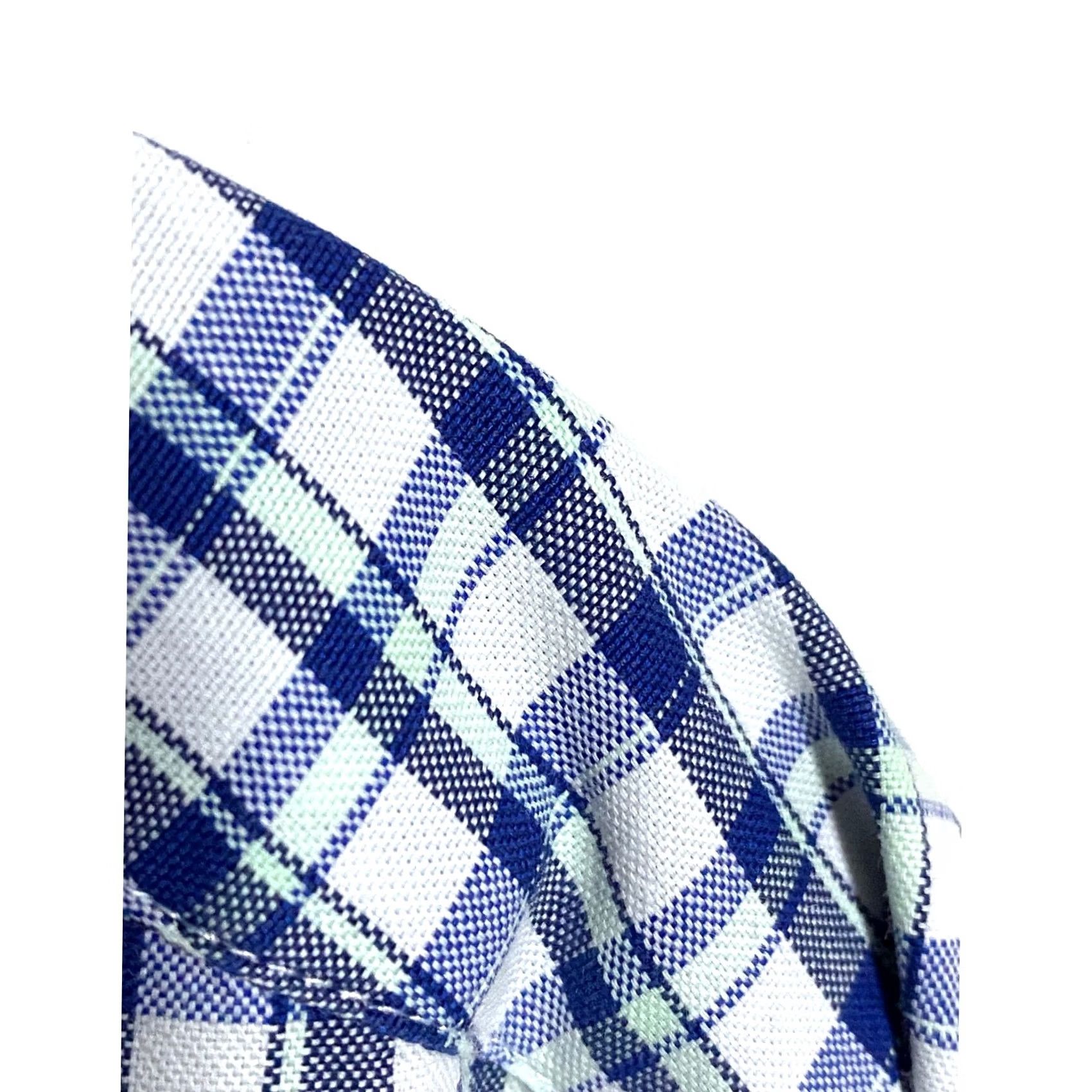 Roundtree & Yorke Roundtree & Yorke Dress Shirt Mens 2XLT Tall Plaid Button Business Casual Office Size US XXL / EU 58 / 5 - 5 Thumbnail