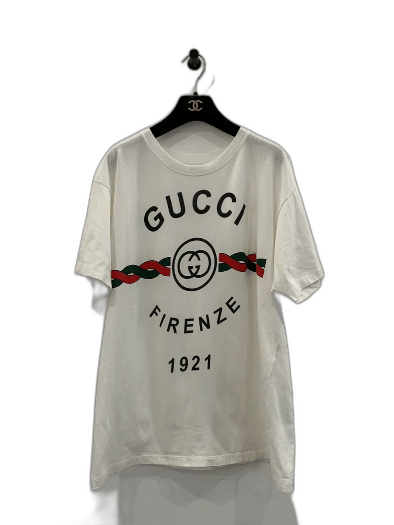 Gucci Gucci 1921 White Short Sleeve Tee Size US XS / EU 42 / 0 - 1 Thumbnail