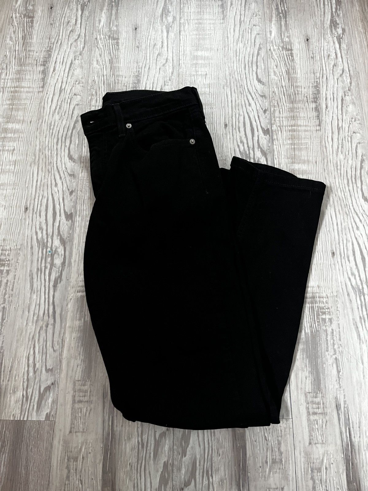 Levi's Levis Black Pants Size US 29 - 2 Thumbnail