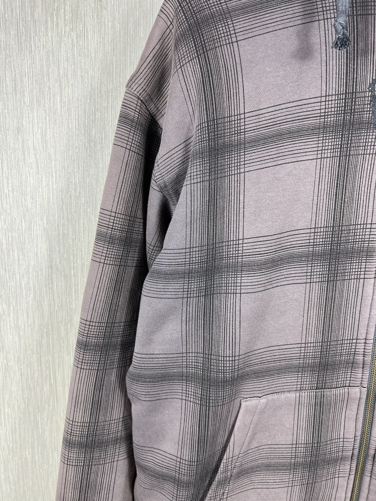 Quiksilver Vintage Quiksilver y2k heavy insulated hoodie sherpa checked Size US XL / EU 56 / 4 - 4 Thumbnail