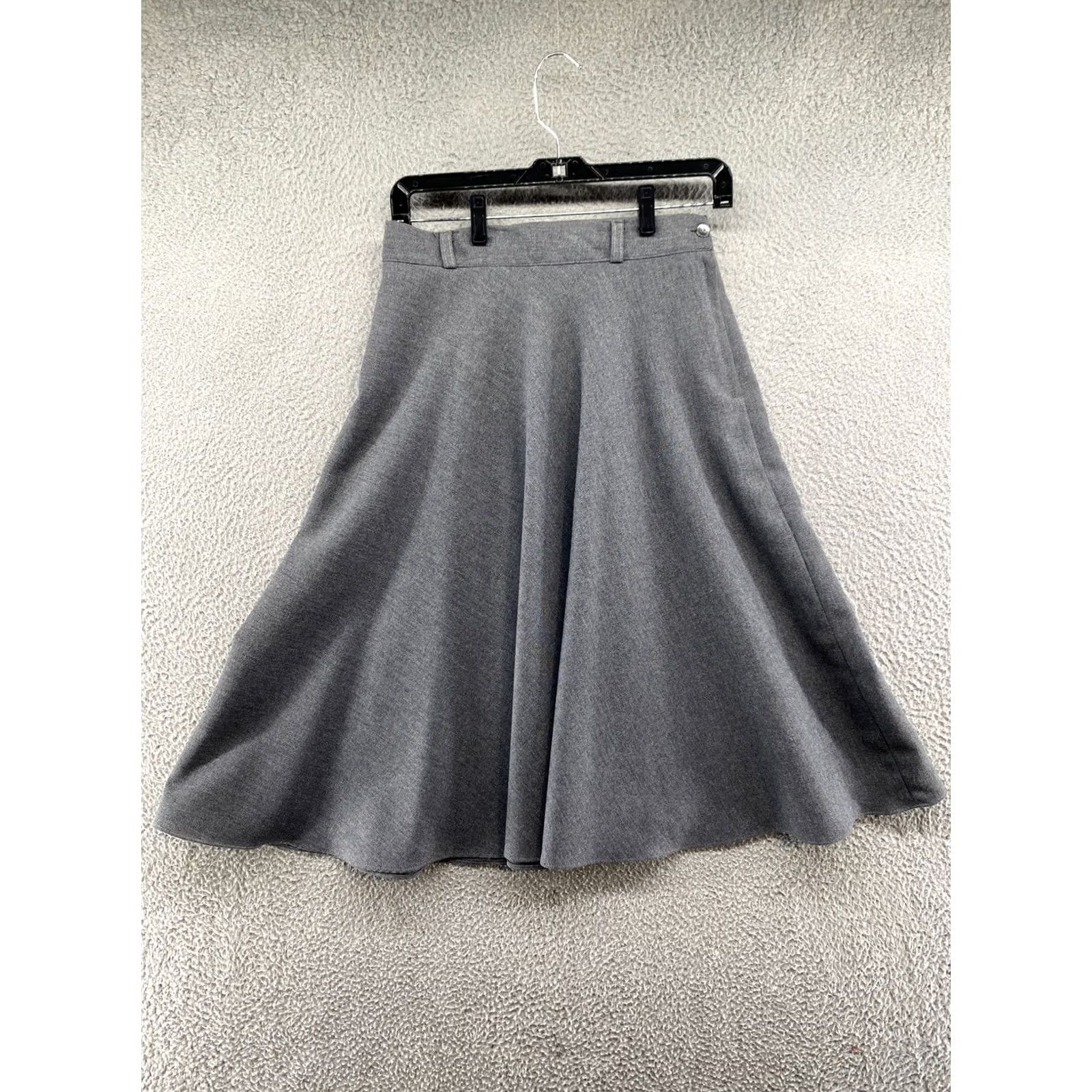 Sears VTG Sears The Fashion Place Gray Flare Skirt Women’s 14 Casual 1980s Disco Skirt Womens B00s? Size 36" / US 14 / IT 50 - 7 Thumbnail