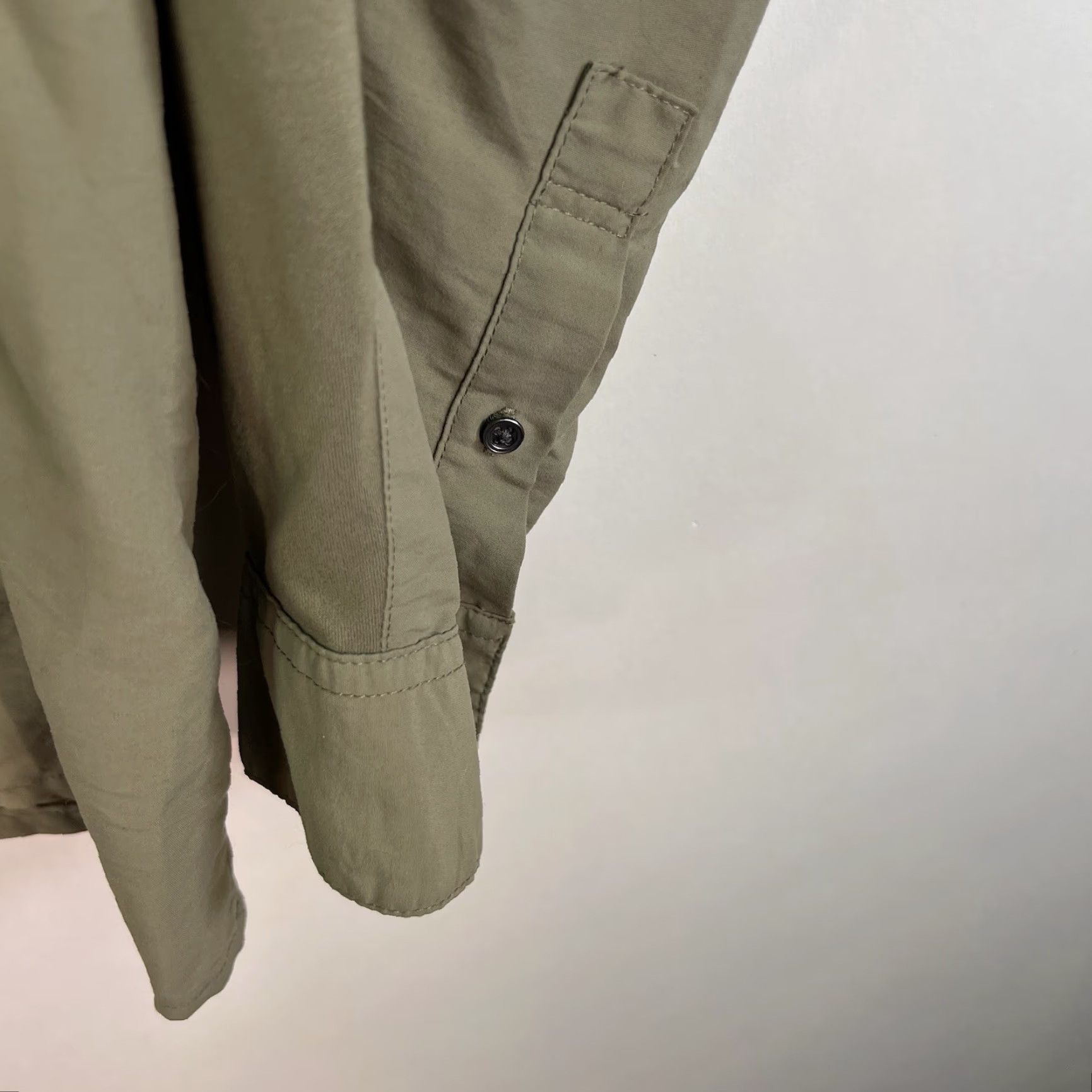 Wrangler Wrangler Outdoor Stretch Button-Down Shirt Mens XL SZ Green Classic Button-Up Outdoor Shirt Wrangler Size US XL / EU 56 / 4 - 3 Thumbnail