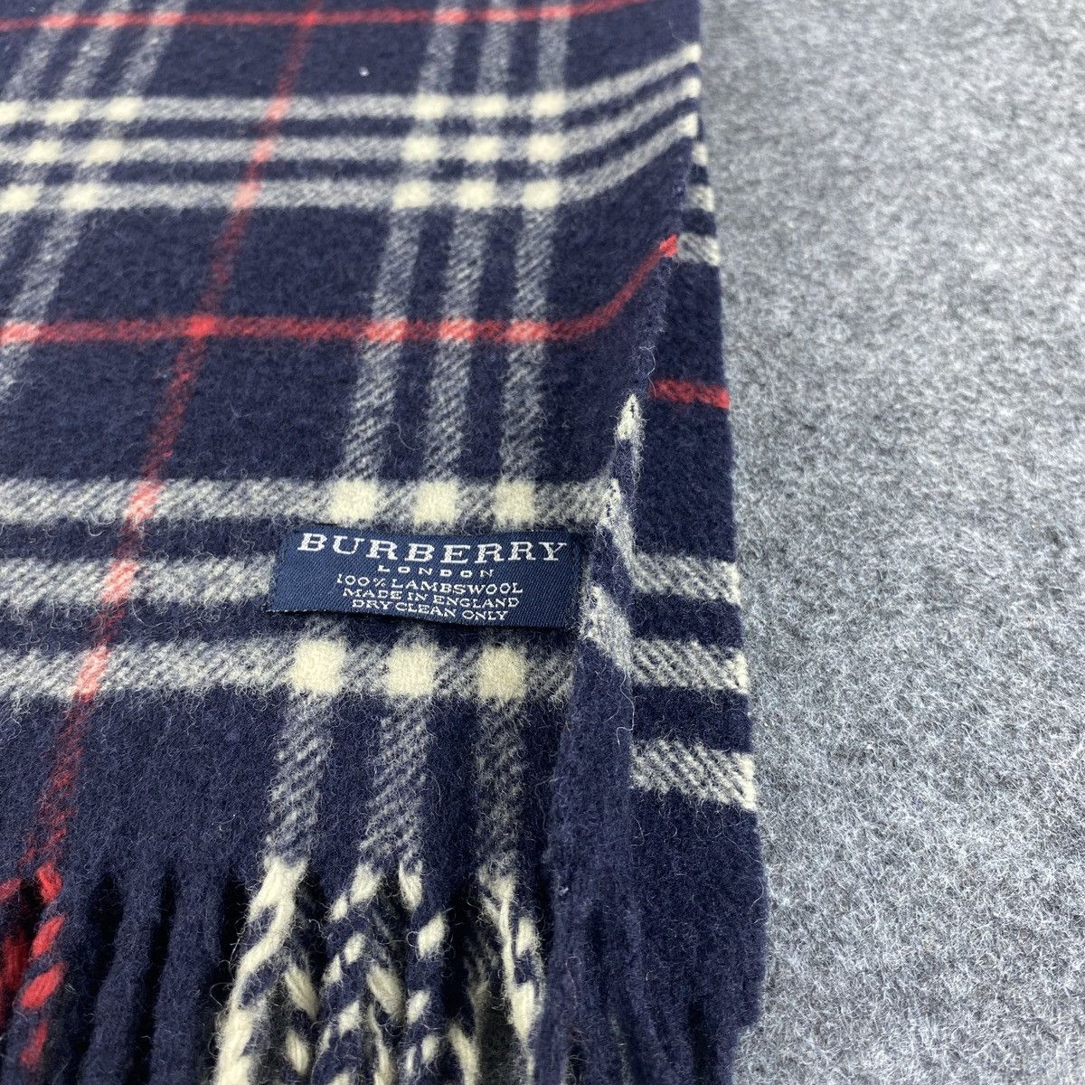 Burberry × Vintage Burberry Scarf # D673 # Muffler # Neckwear # Nova Check Size ONE SIZE - 4 Thumbnail