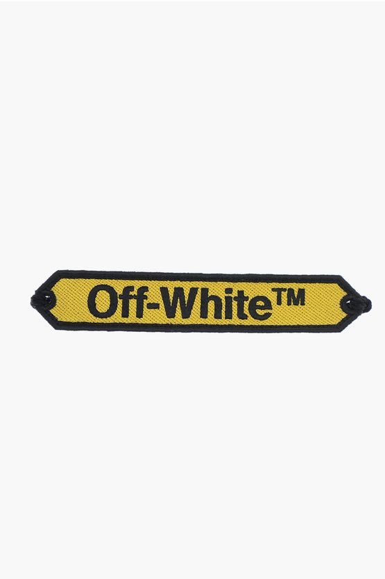 Off-White o1mle0425 Size: OS / Macrame Bracelet in Yellow & Black Size ONE SIZE - 1 Thumbnail