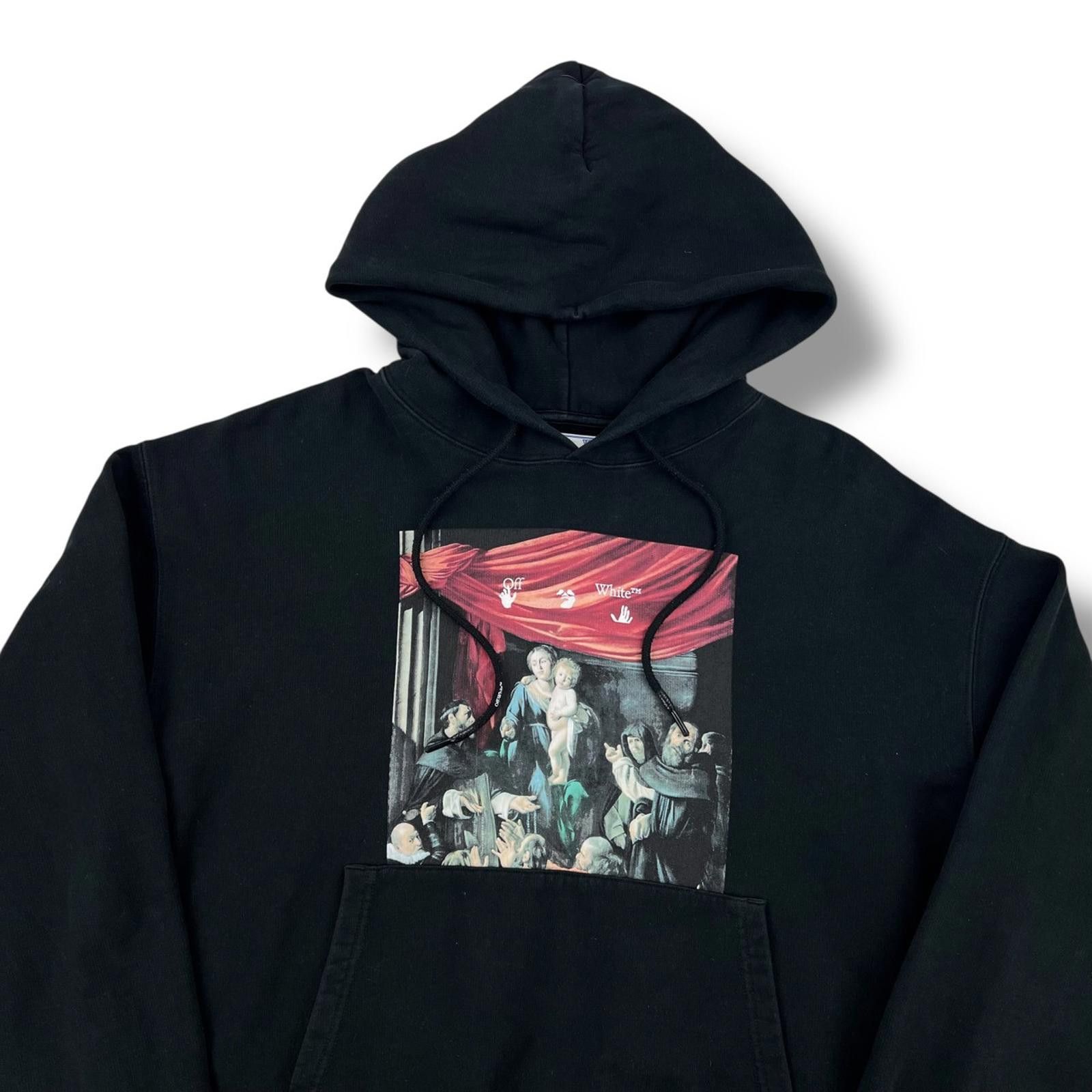 Off-White Off-White Caravaggio Painting Black Hoodie Size US XL / EU 56 / 4 - 1 Thumbnail