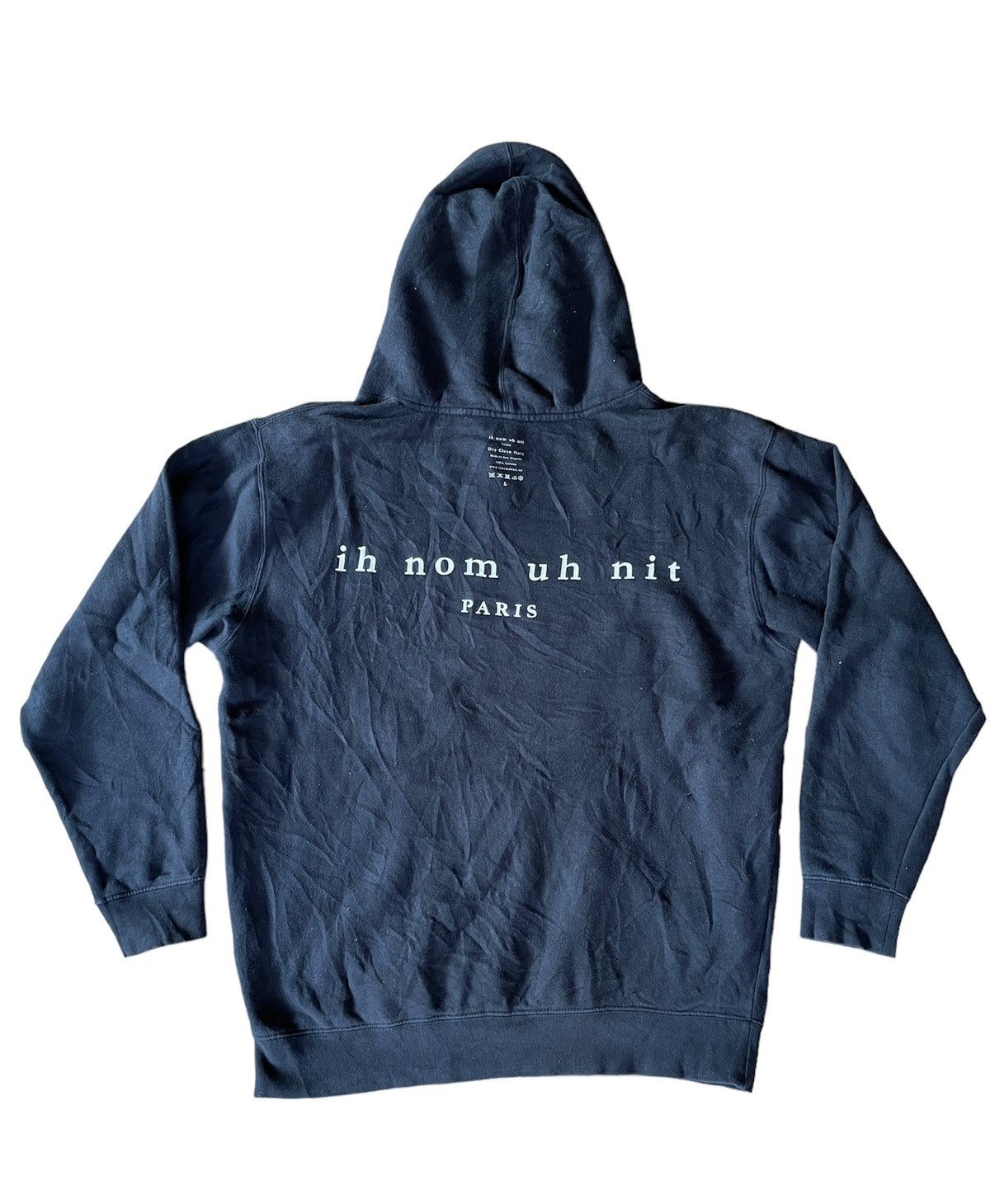 Designer × Ih Nom Uh Nit × Rap Tees Ih Nom Uh Nit Paris hoodies sweatshirt Dry clean iron on L Size US L / EU 52-54 / 3 - 4 Thumbnail