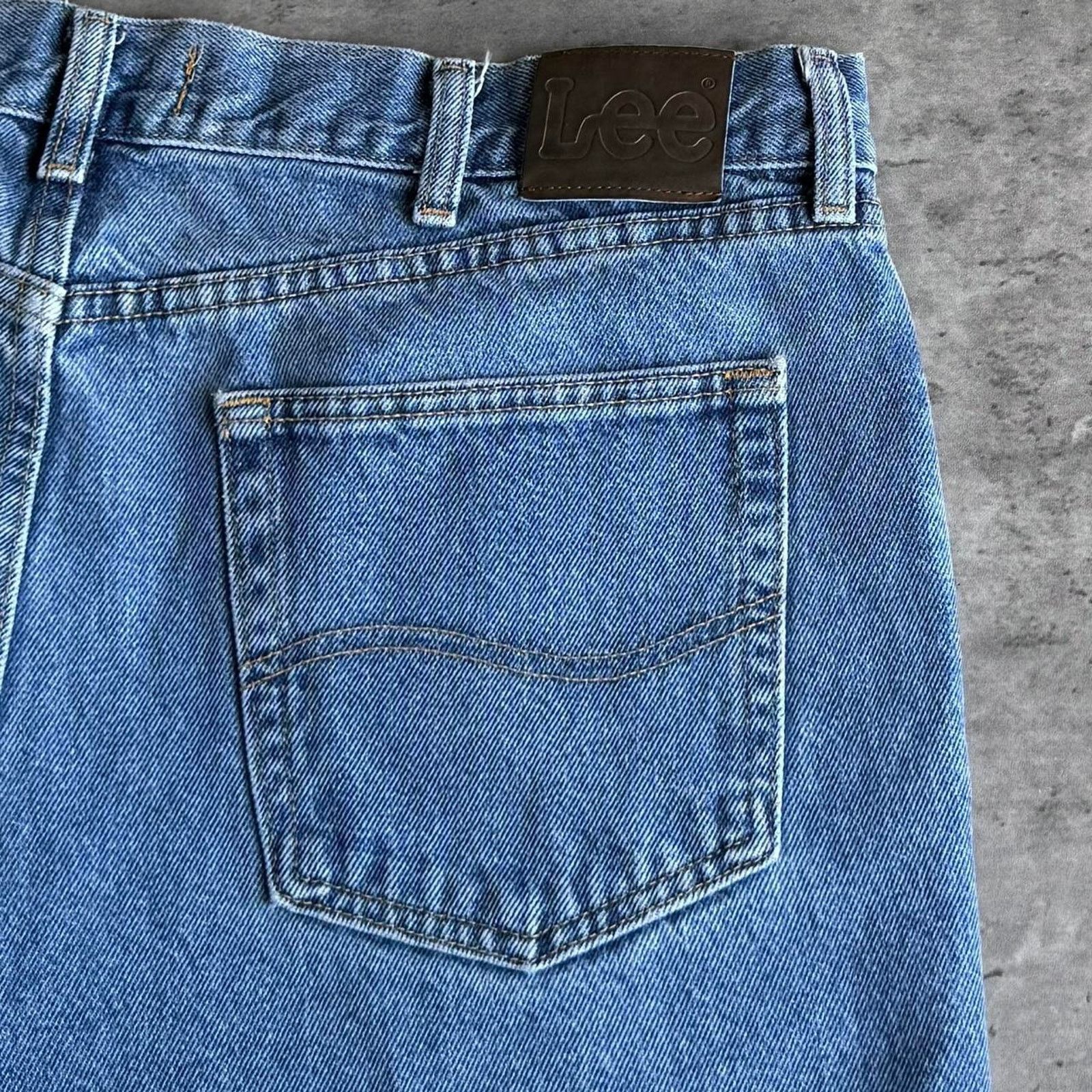 Lee × Vintage Vintage Y2K Lee Denim Baggy Grunge Opium Essential Jeans Size US 38 / EU 54 - 3 Thumbnail