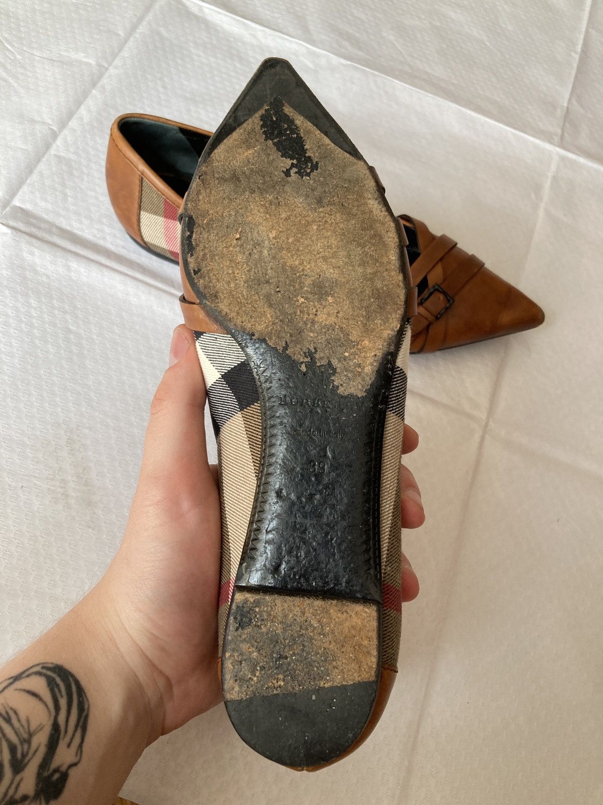 Burberry Burberry Vintage ballerina shoes 39 Size US 8.5 / IT 38.5 - 14 Thumbnail
