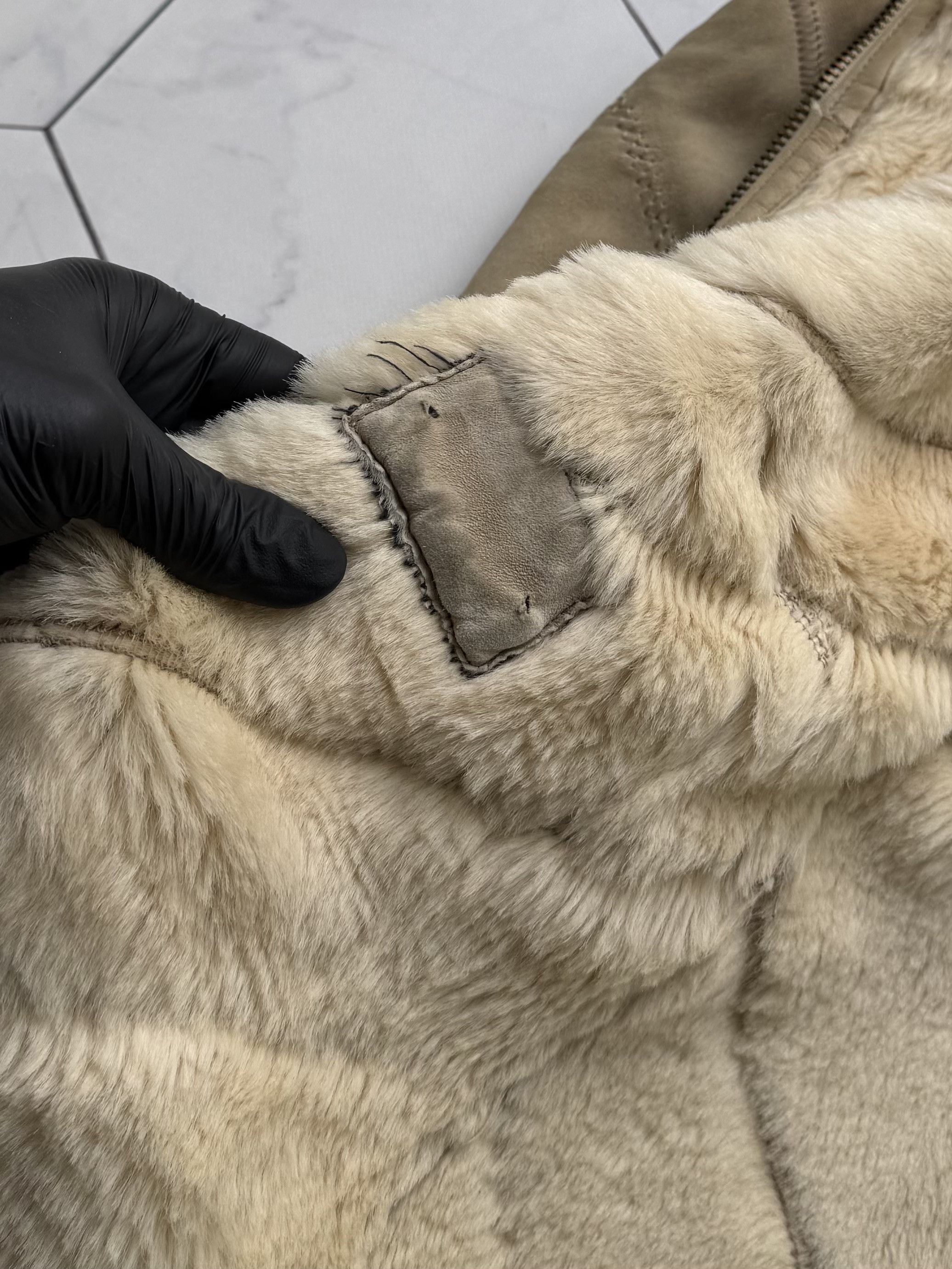 Vintage Vintage Real Sheepskin Coat Shearling Hooded Leather Coat Size M / US 6-8 / IT 42-44 - 11 Thumbnail