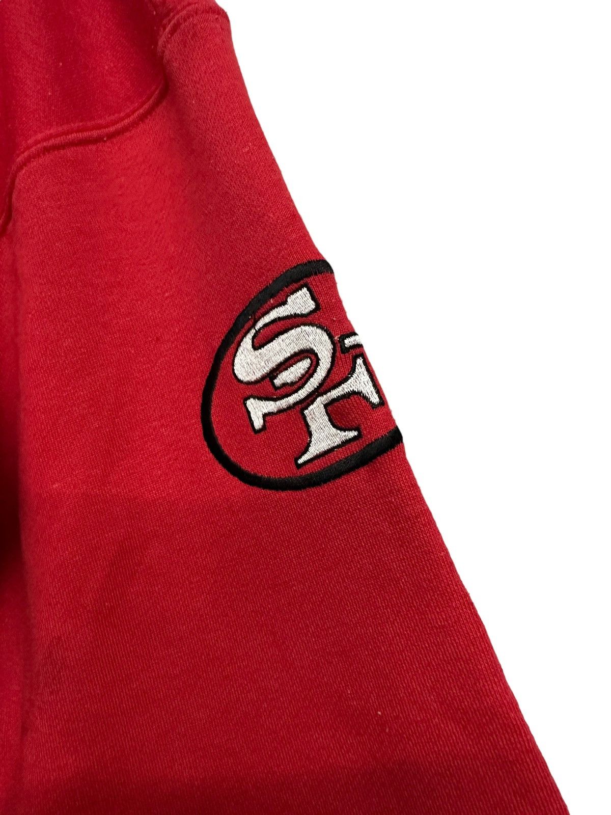 NFL × Starter Vintage 90s SF 49ers Sweatshirt Embroidered Spell Out Size US M / EU 48-50 / 2 - 6 Thumbnail