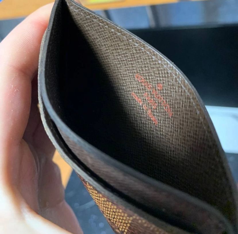 Louis Vuitton Louis Vuitton Leather Damier 2015 Card Holder Wallet Size ONE SIZE - 4 Thumbnail