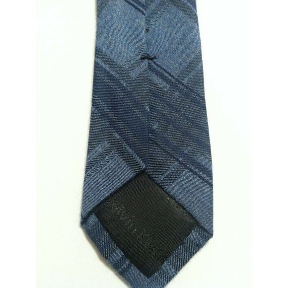 Calvin Klein CALVIN KLEIN MENS NEW BLUE 61%VISCOSE 39%SILK TIE WIDTH:2" Size ONE SIZE - 3 Thumbnail
