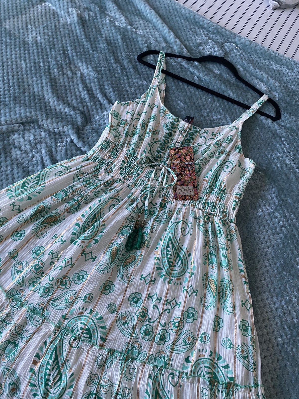 Other Me 2 Magic Anthropologie Boho Paisely summer Maxi Dress NWT Size XL / US 12-14 / IT 48-50 - 10 Thumbnail
