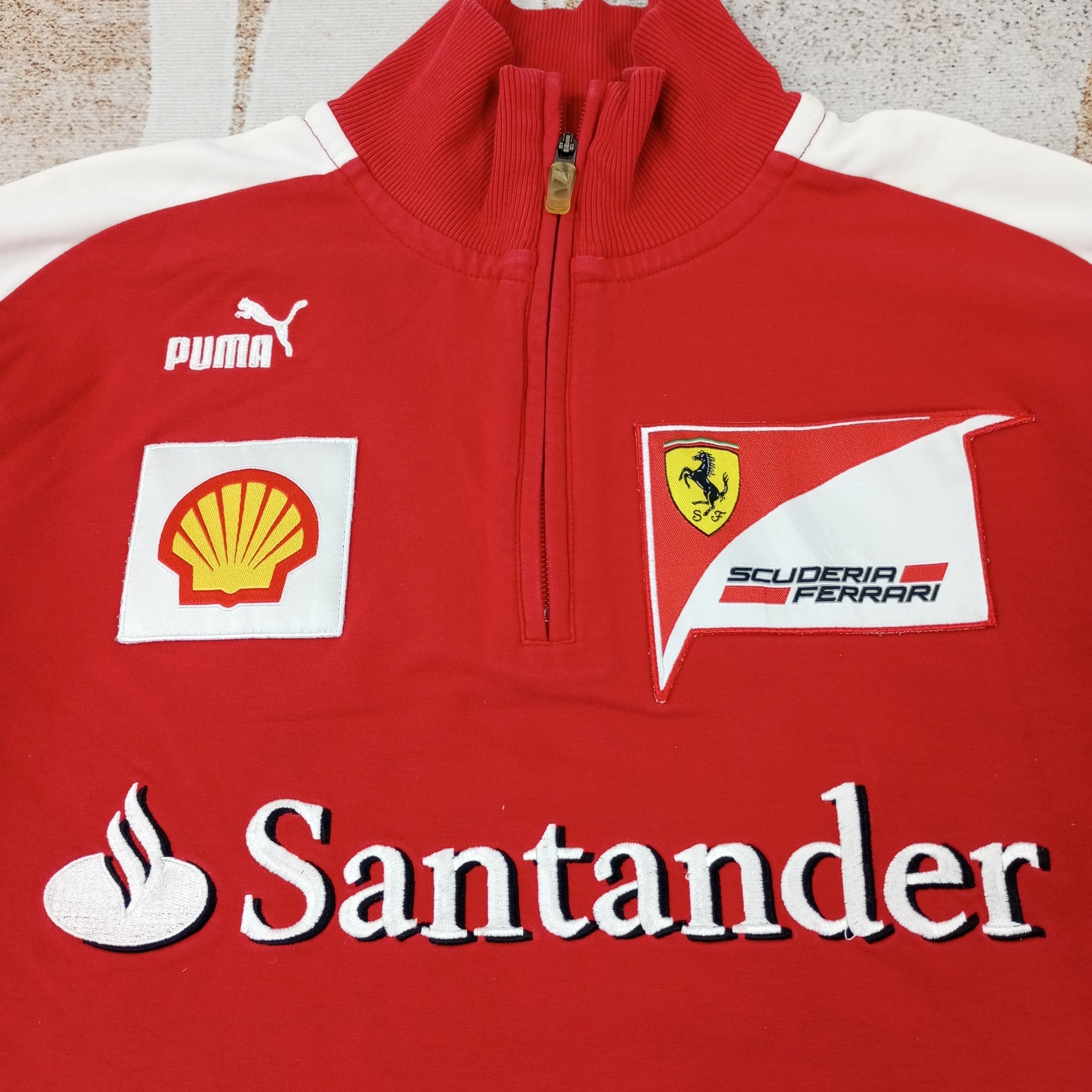 Ferrari Puma Ferrari Half Zipper Sweatshirt c234n20 Size US M / EU 48-50 / 2 - 2 Thumbnail