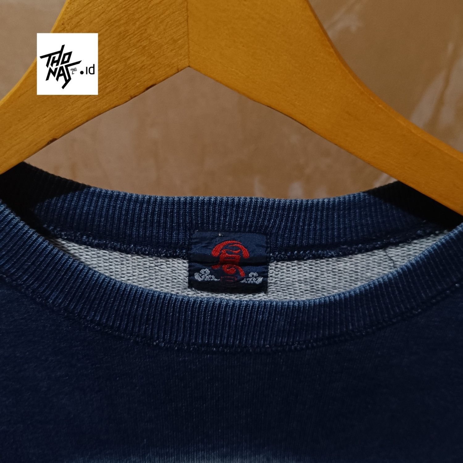 Eternal Eternal Japan Tiger Indigo Denim Sweatshirt Size US M / EU 48-50 / 2 - 5 Thumbnail