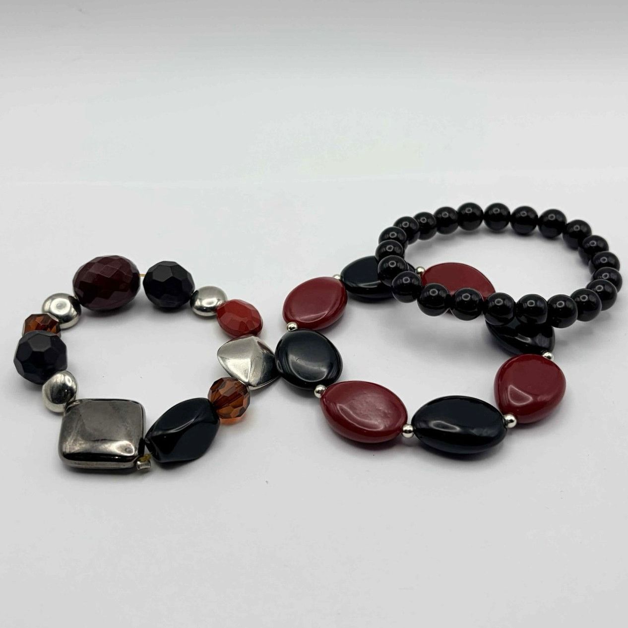 Other Red & Black Beaded Bracelet Bundle Size ONE SIZE - 3 Thumbnail