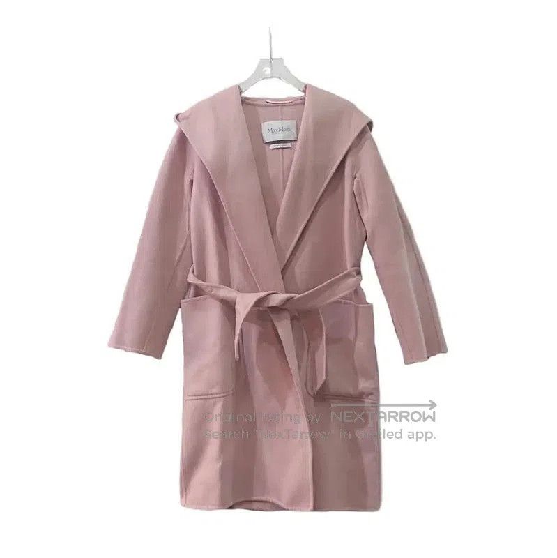 Max Mara MaxMara Pink Wool Women's Coat . Size XS / US 0-2 / IT 36-38 - 1 Thumbnail