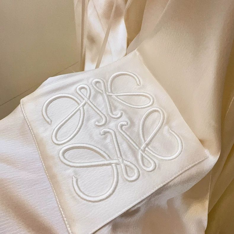 Loewe LOEWE Lace ribbon embroidered shirt jacket Size XXS / US 00 / IT 34 - 3 Thumbnail