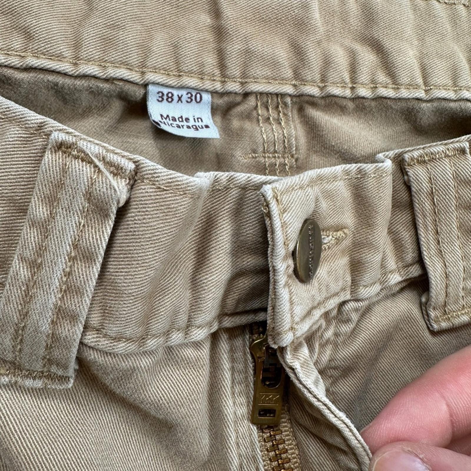 Carhartt Carhartt B324-DKH Work Pants 38x30 Tan Relaxed Fit Carpenter Size US 38 / EU 54 - 6 Thumbnail