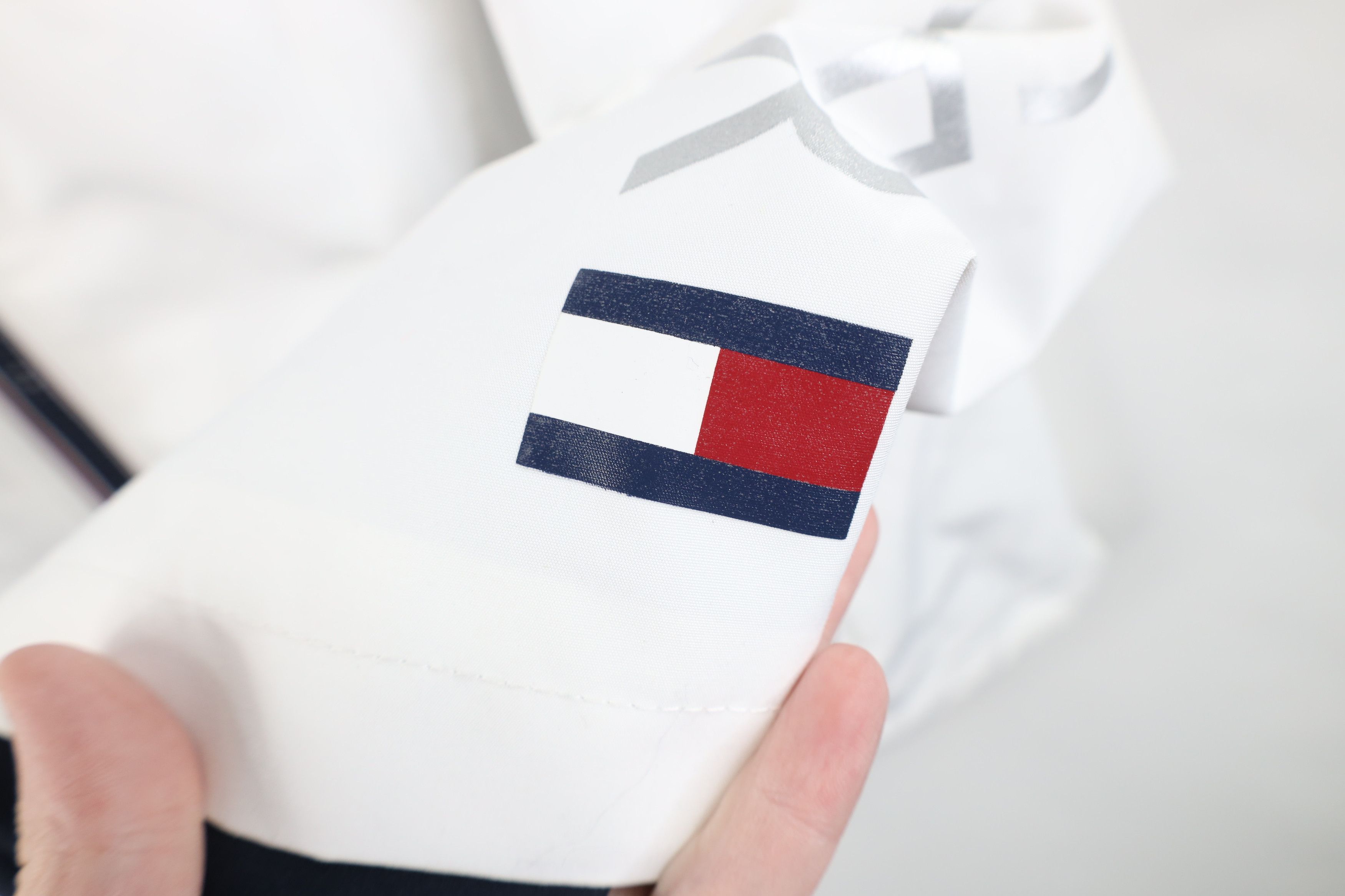 Tommy Hilfiger New Tommy Hilfiger Fleece Lined Full Zip Hooded Jacket White Size L / US 10 / IT 46 - 5 Thumbnail