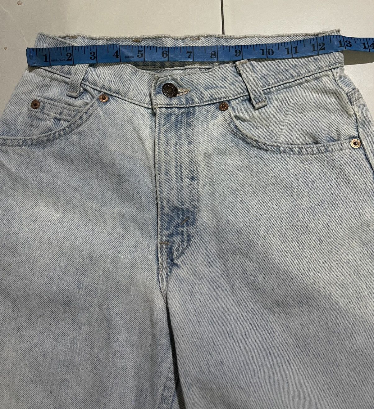 Levi's Levis Orange Tab 550 Student Jean Shorts made in USA Size US 26 / EU 42 - 15 Thumbnail