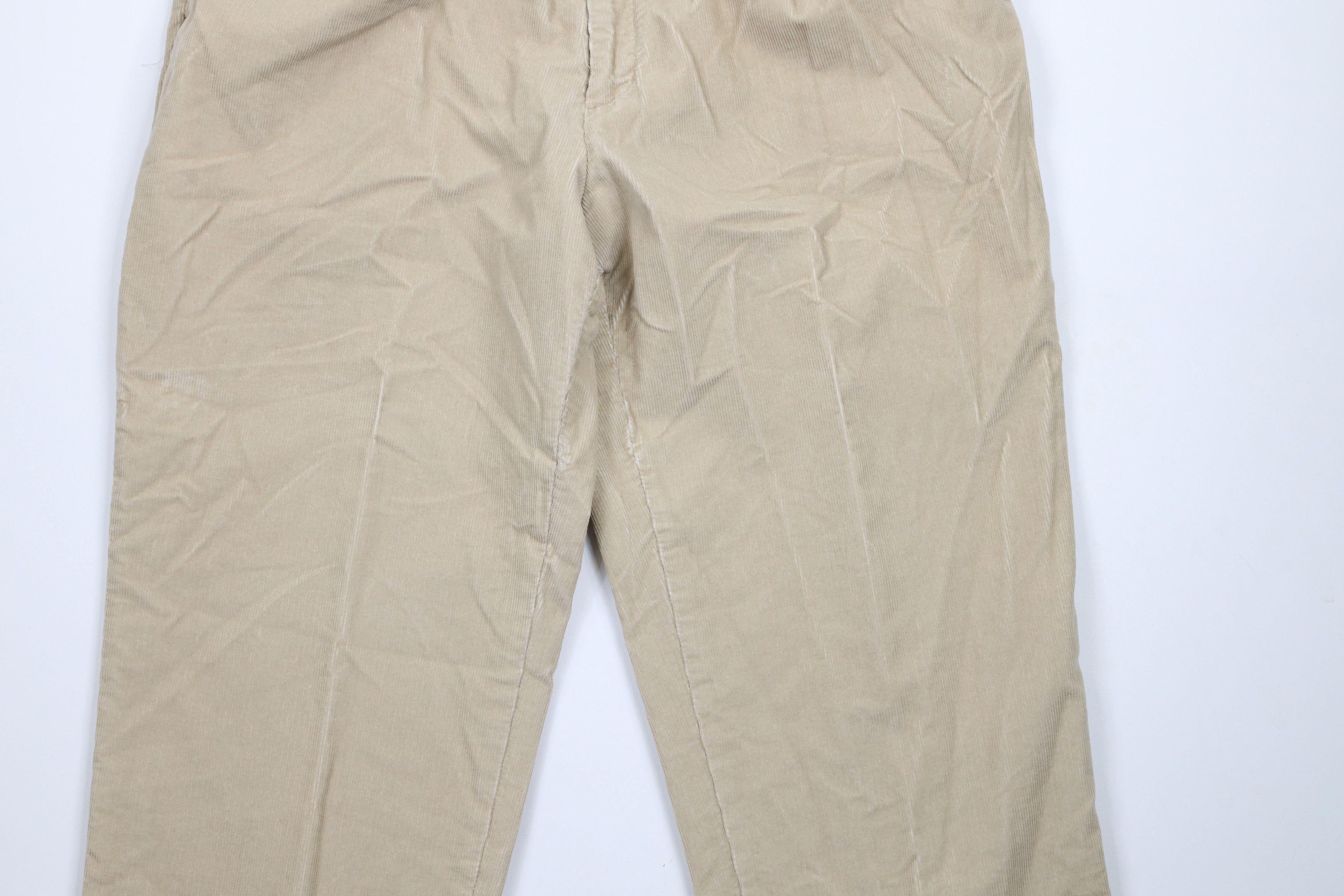 Lands' End × Vintage Vintage Lands End Cuffed Wide Leg Corduroy Chino Pants Size US 38 / EU 54 - 3 Thumbnail