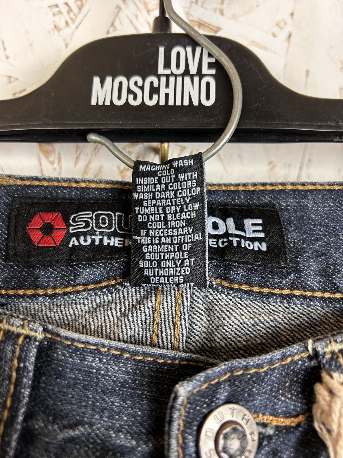 Southpole BNWT Vintage Southpole Baggy Denim Jeans Jnco Fubu Rap Y2K Size US 28 / EU 44 - 5 Thumbnail