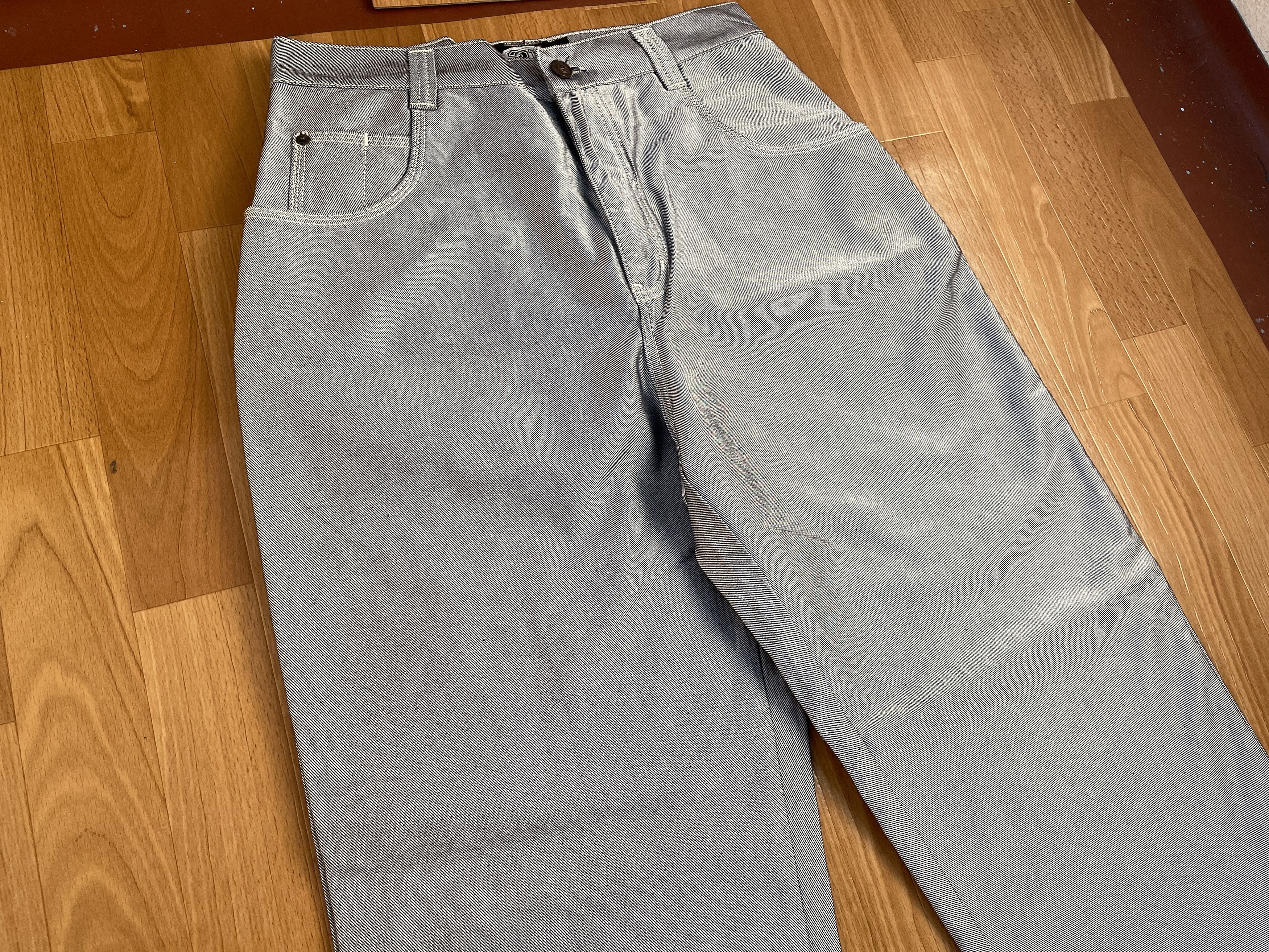 Other 2PAC jeans, shiny, silver metallic vintage baggy Makaveli 32 Size US 32 / EU 48 - 6 Thumbnail