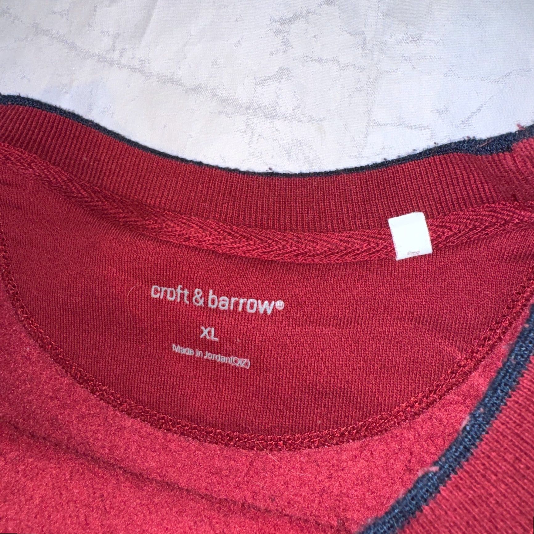 Croft & Barrow VINTAGE Grandpa USA Authentic Original Red Sweatshirt XL Embroidered Croft & Barrow 90s Logo Pullover Men's Sweatshirt Size US XL / EU 56 / 4 - 3 Thumbnail