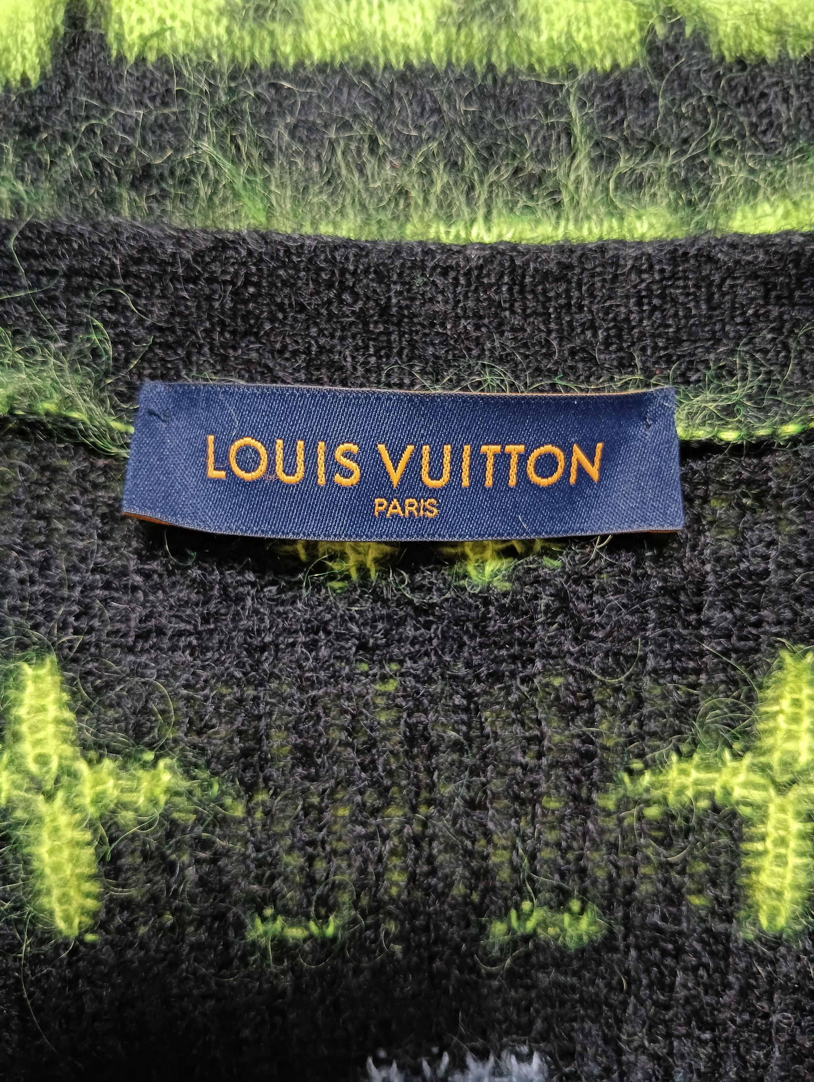 Louis Vuitton Monogram Mohair Cardigan Sweater Size US L / EU 52-54 / 3 - 4 Thumbnail