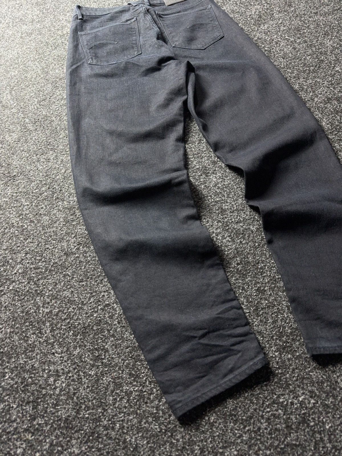 G-Star G-Star RAW Janeh Loose Tapered Jeans Black Cradle Denim Y2K Size 29" - 11 Thumbnail