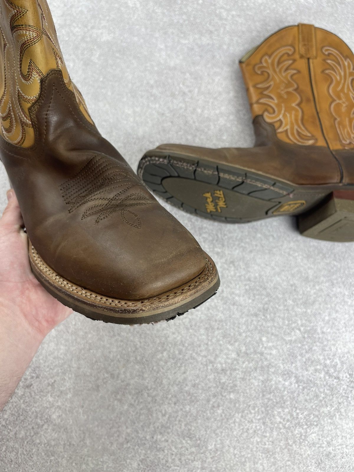 Dan Post Dan Post Ferrier Western Cowboy Leather Boots Size 10 Size US 10 / EU 43 - 8 Thumbnail