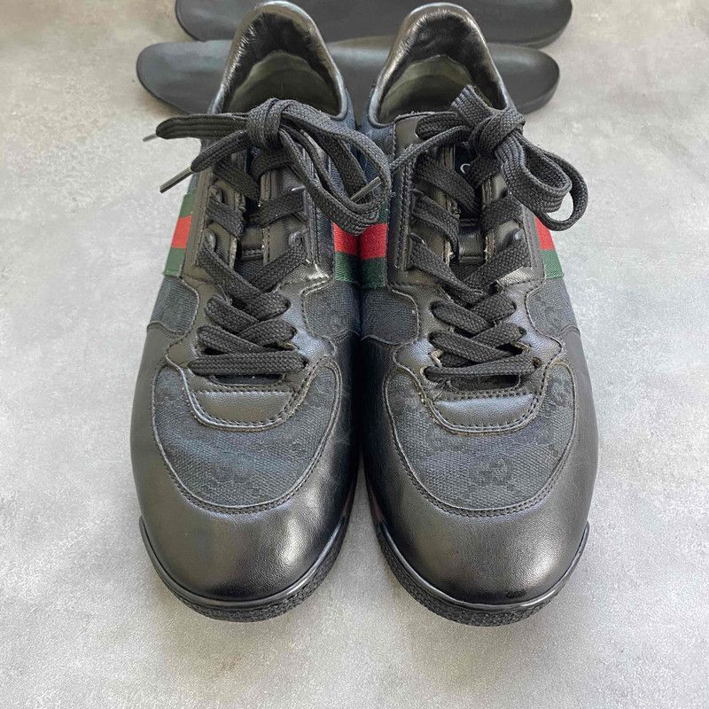 Gucci Gucci Mesh Sport Casual Shoes in Black - Size US 8 / EU 41 - 2 Thumbnail
