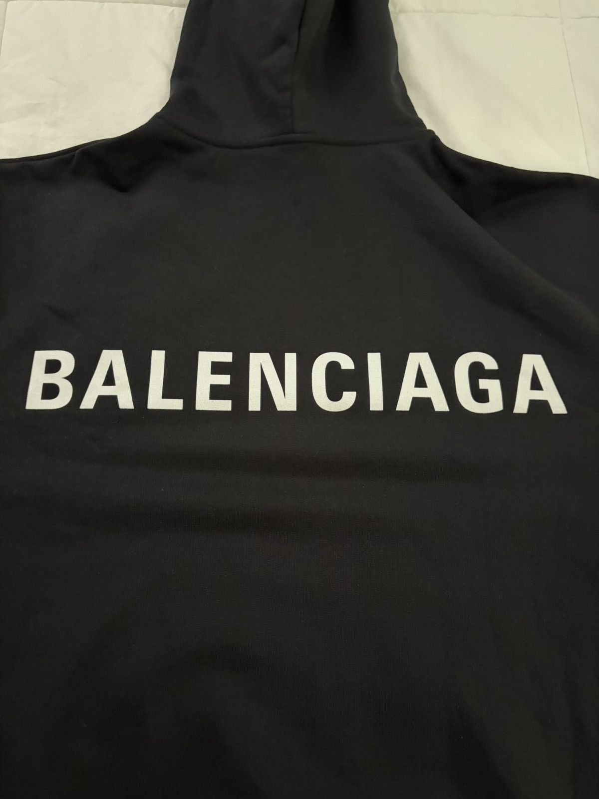 NWT Balenciaga Molleton Hoodie Black size S