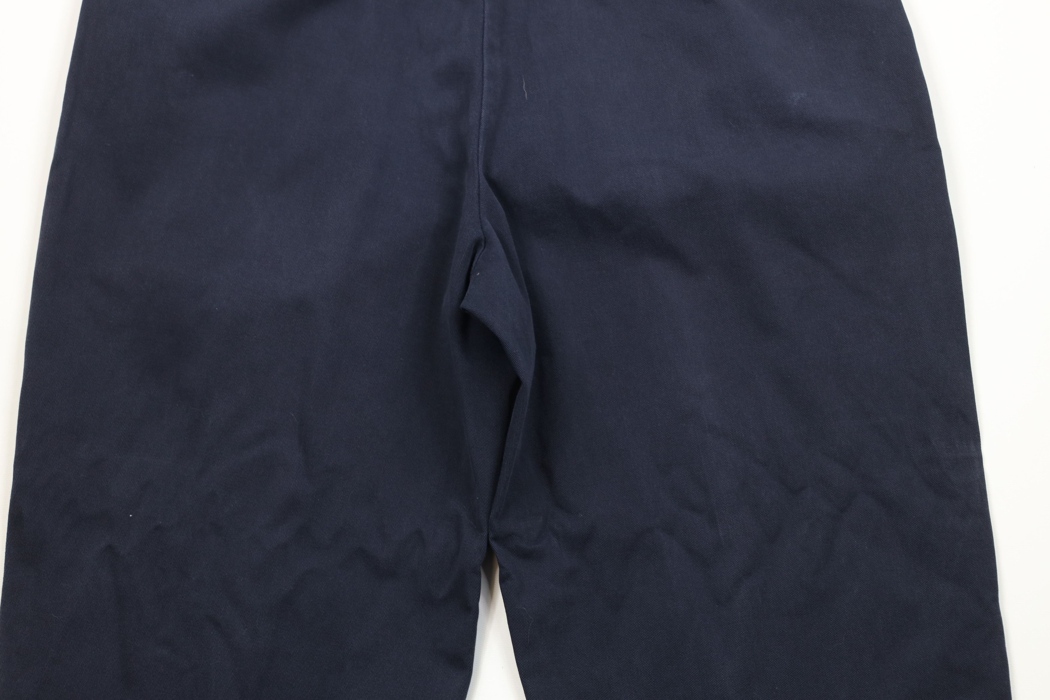 Ralph Lauren Vintage 90s Ralph Lauren Wide Leg Chino Pants Cotton Blue Size US 34 / EU 50 - 11 Thumbnail