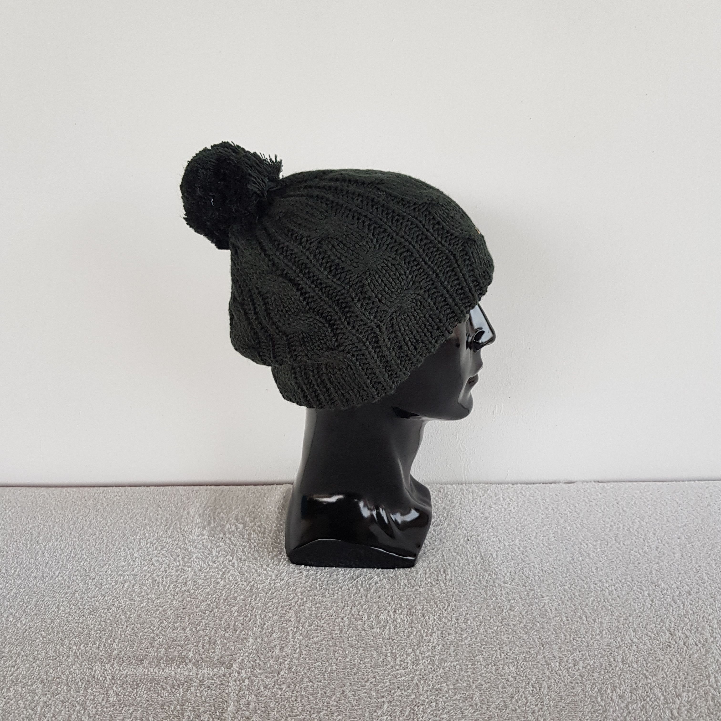 Nike Vintage Nike Beanie Y2K Nike Swoosh Pom Pom Knit Snow Caps Size ONE SIZE - 3 Thumbnail